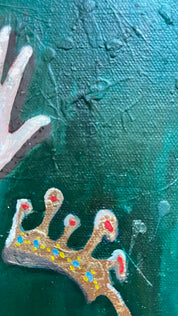Falling Reign — Original artwork by Papayon – Oil on canvas, stretched