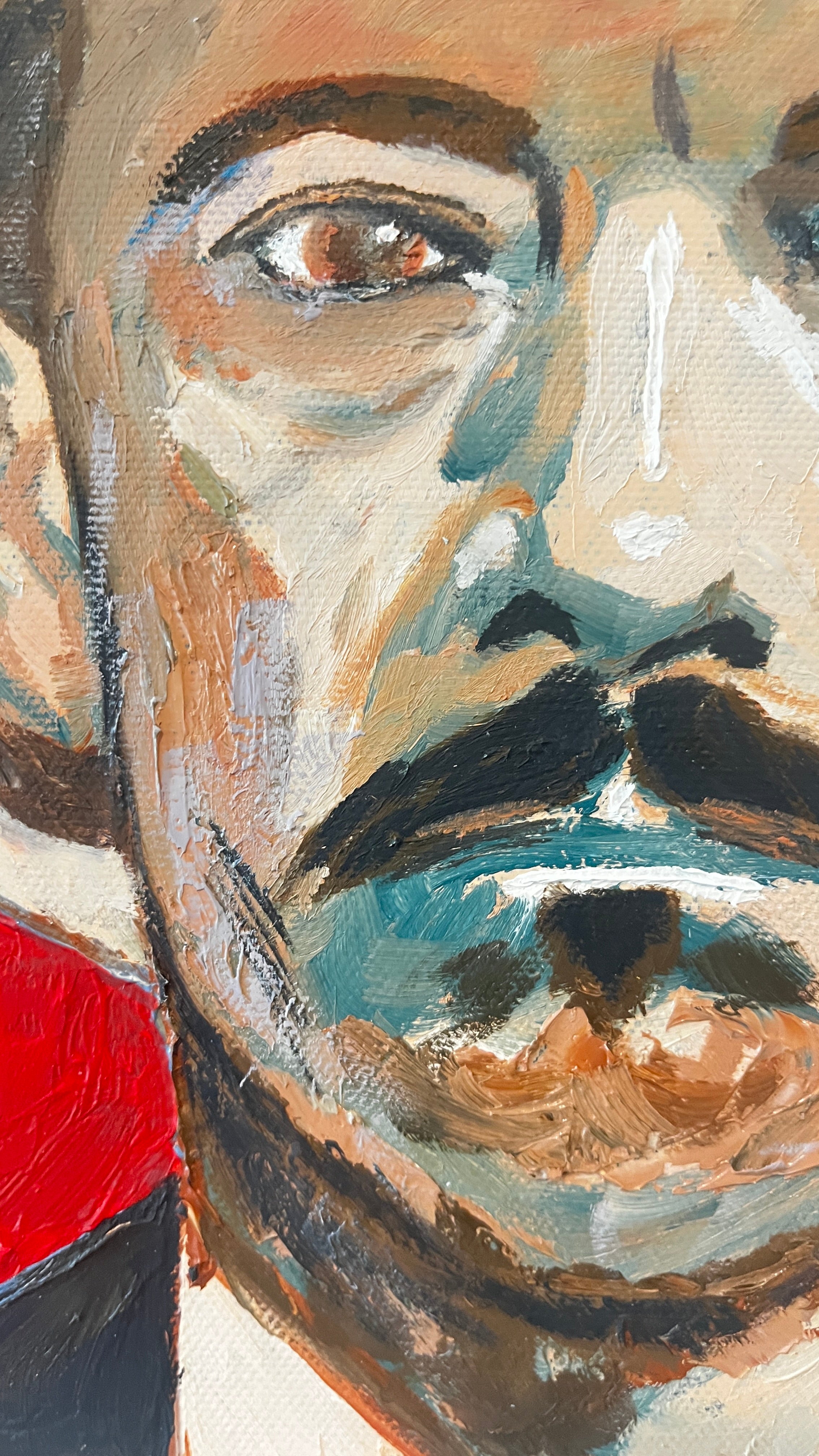 No One’s Fool — Original artwork by Papayon – Oil on canvas stretched