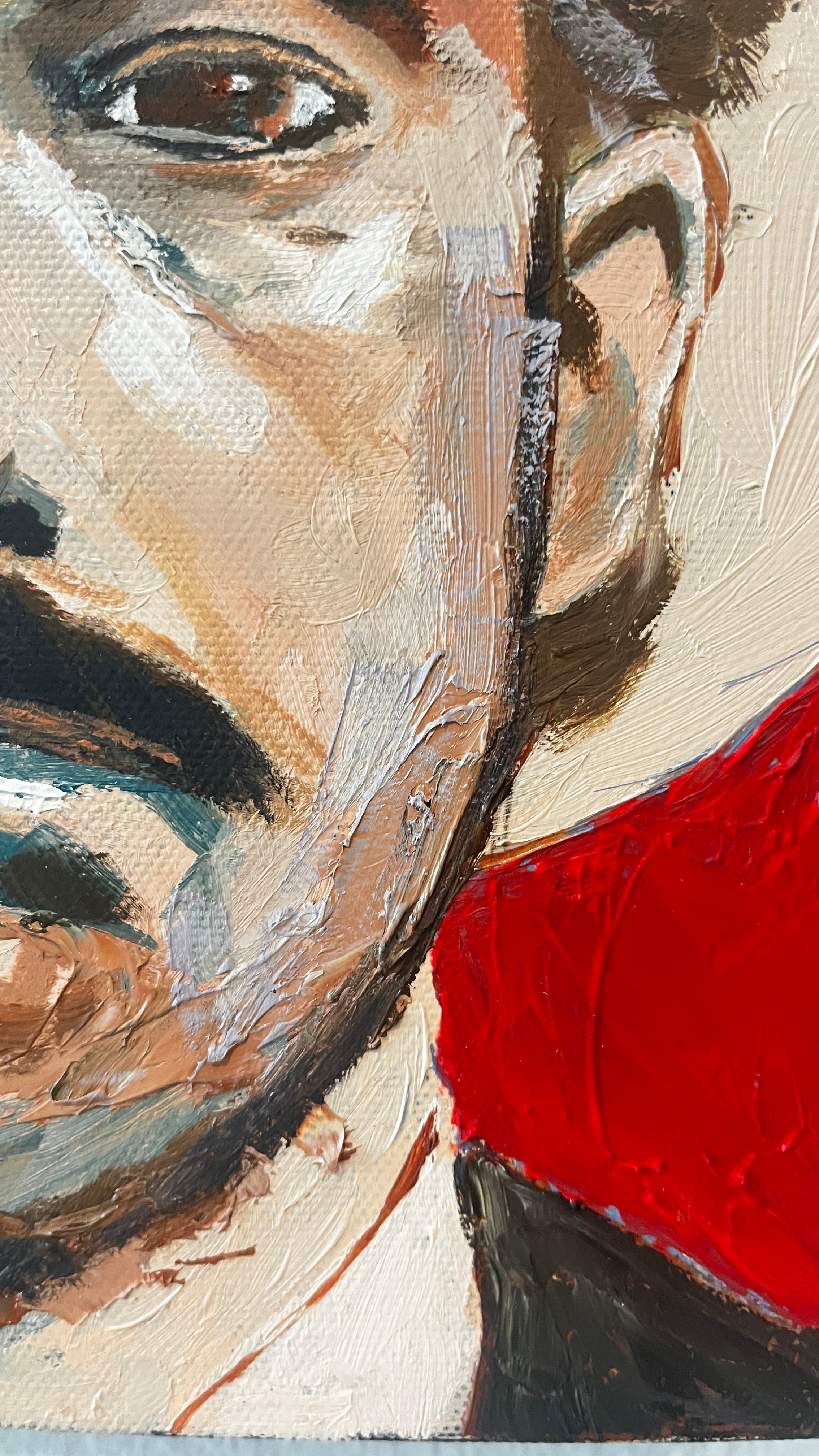 No One’s Fool — Original artwork by Papayon – Oil on canvas stretched