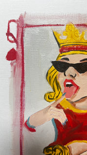 Royal Confusion — Original artwork by Papayon – Oil and pastel on paper