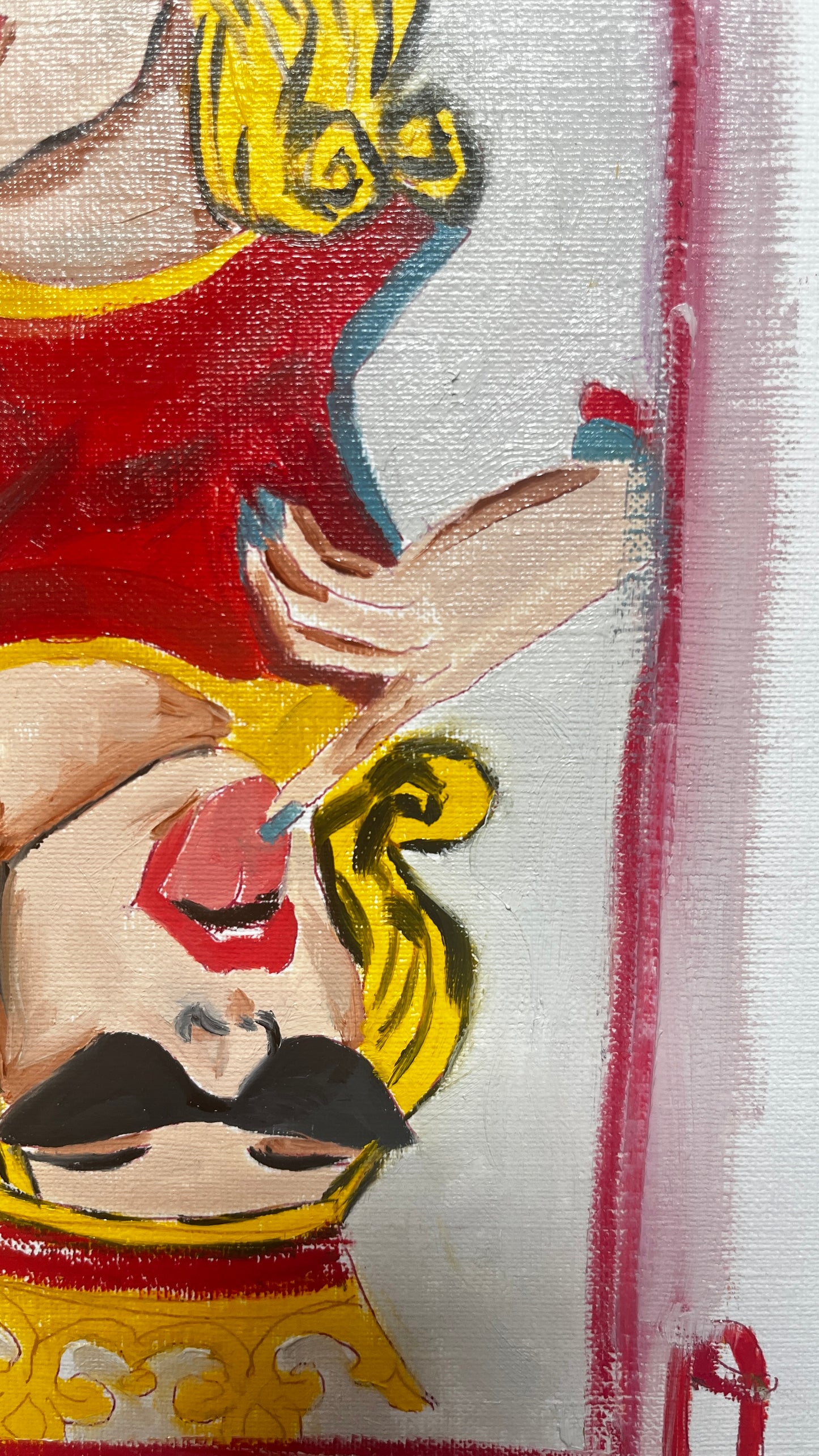 Royal Confusion — Original artwork by Papayon – Oil and pastel on paper