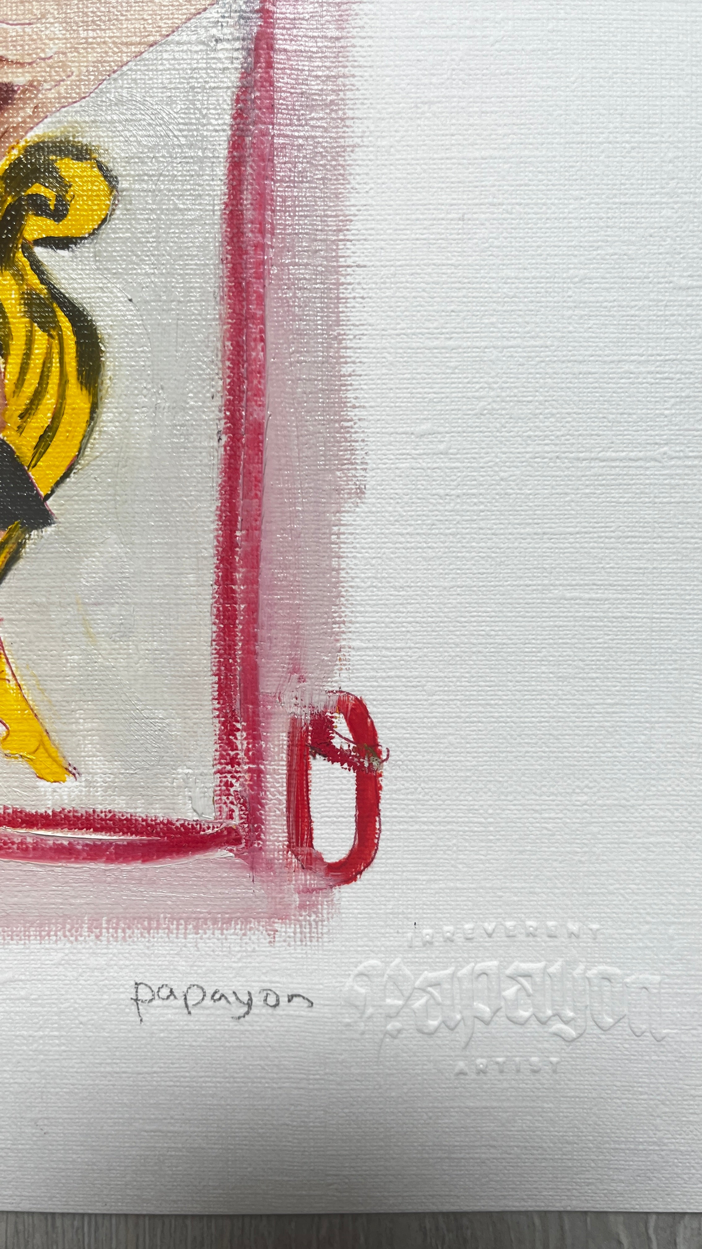 Royal Confusion — Original artwork by Papayon – Oil and pastel on paper
