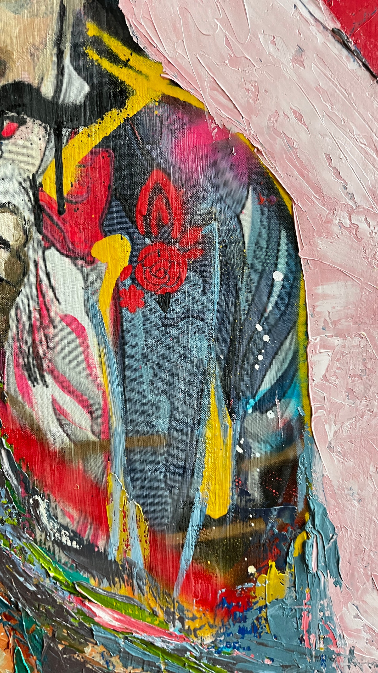 El Tío Sam cabalga — Óleo sobre lienzo de Papayon