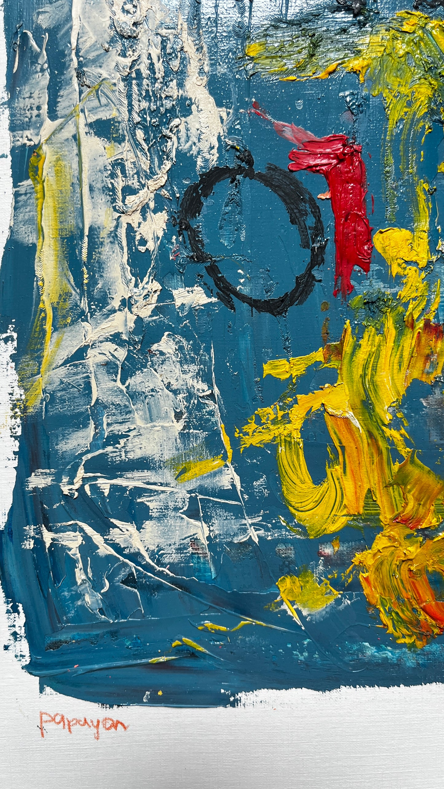 Resonance — Original artwork by Papayon – Oil on paper