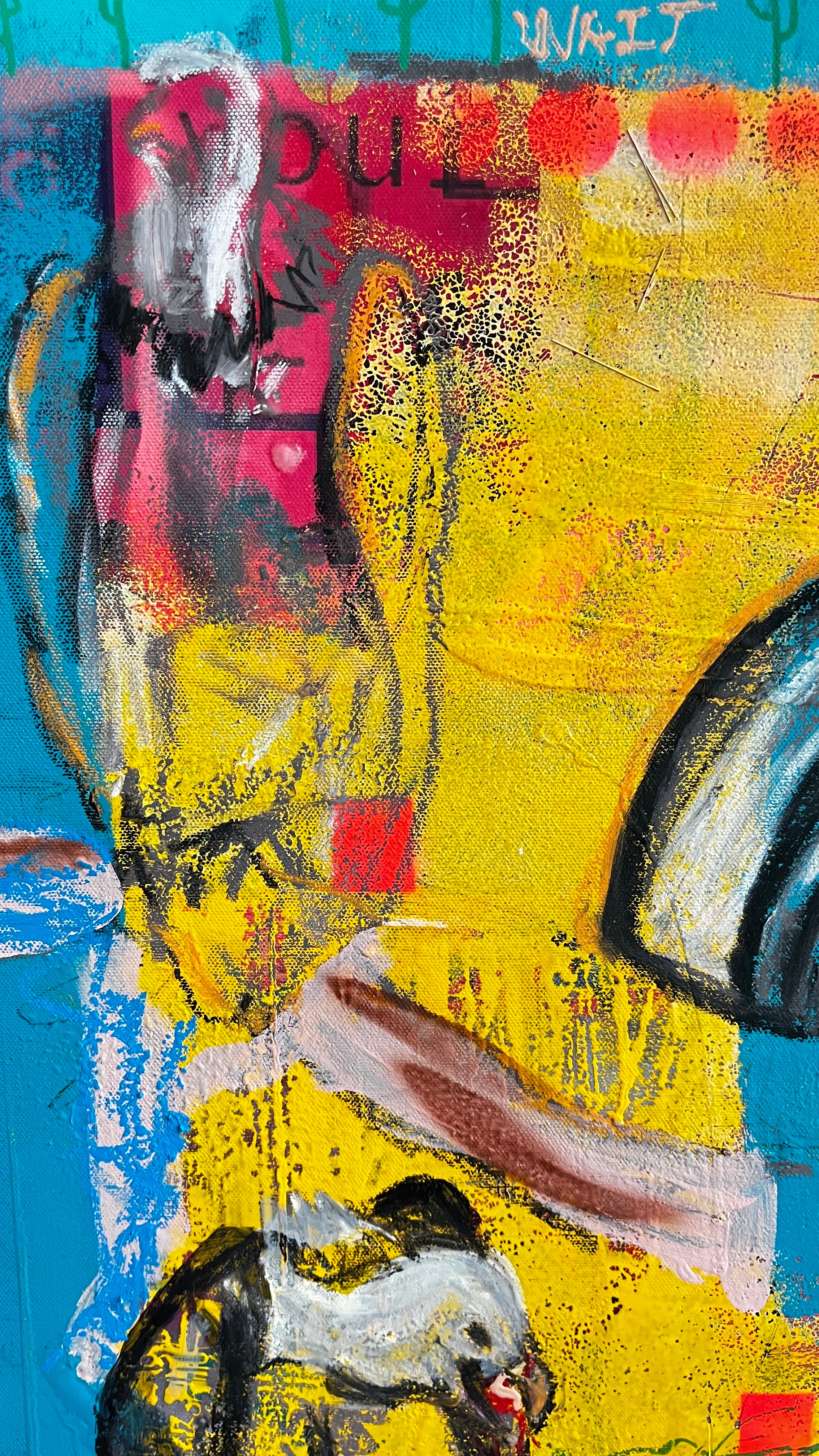 Choice — Original artwork by Papayon – Mixed media on wood panel