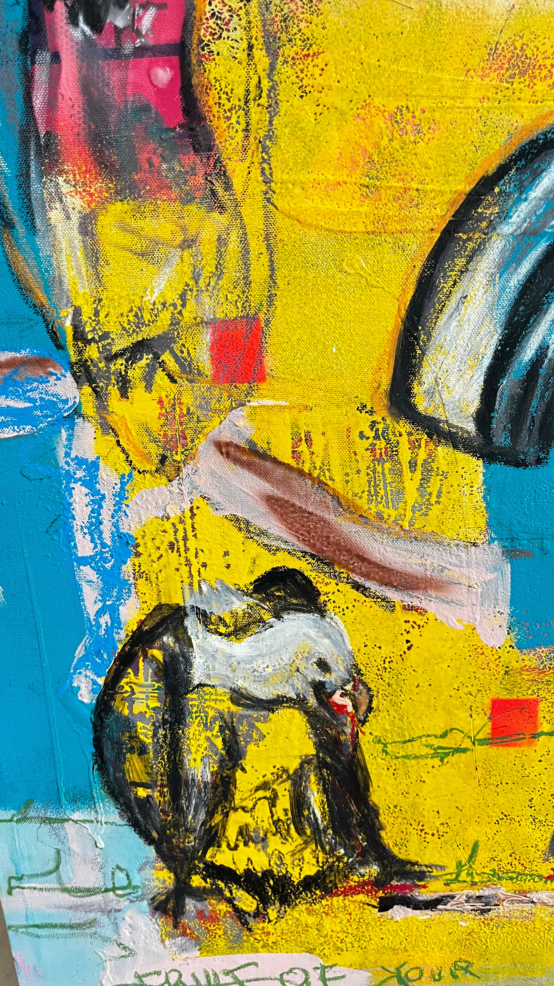 Choice — Original artwork by Papayon – Mixed media on wood panel