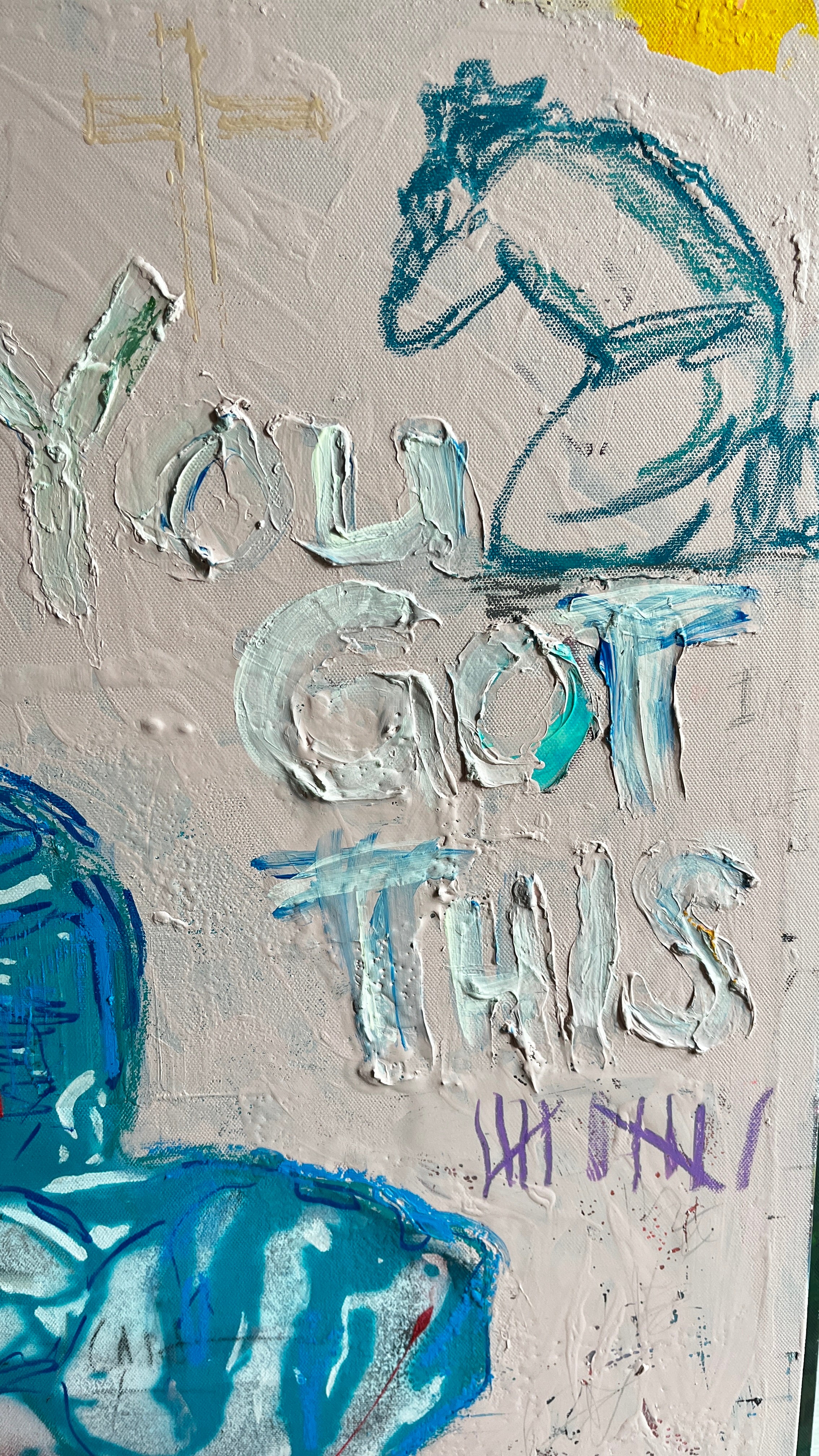 Choice — Original artwork by Papayon – Mixed media on wood panel