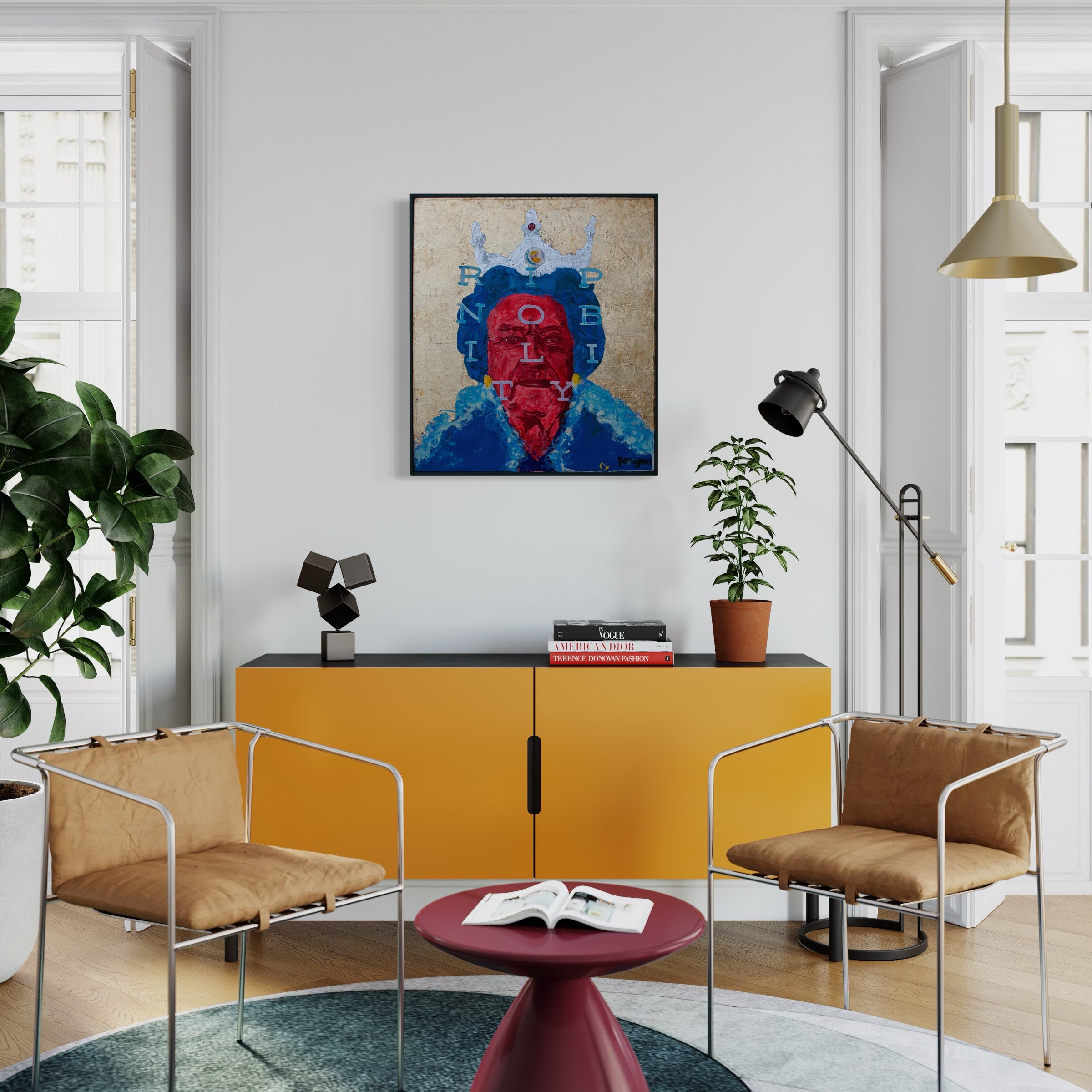 Rip Nobility — Mixed media on canvas by Papayon