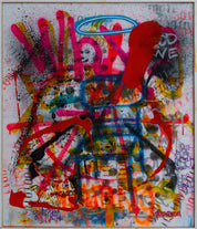 Everyday is Monday — Mixed media on canvas by Papayon