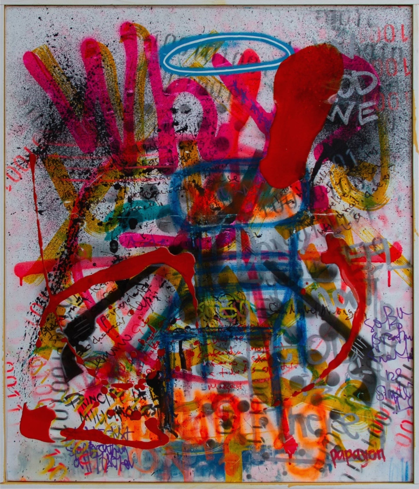 Everyday is Monday — Mixed media on canvas by Papayon