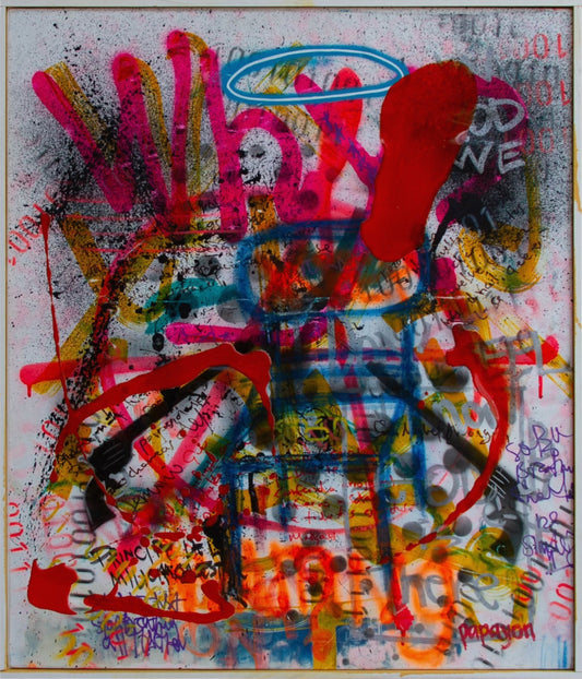 Everyday is Monday — Mixed media on canvas by Papayon