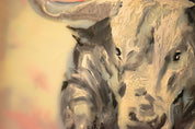No Turning Back — Original artwork by Papayon – Mixed media oil and encaustic on canvas