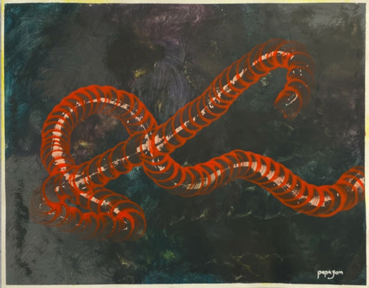 Mixed media on paper by Papayon