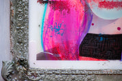 Muted — Original artwork by Papayon – Framed mixed media painting