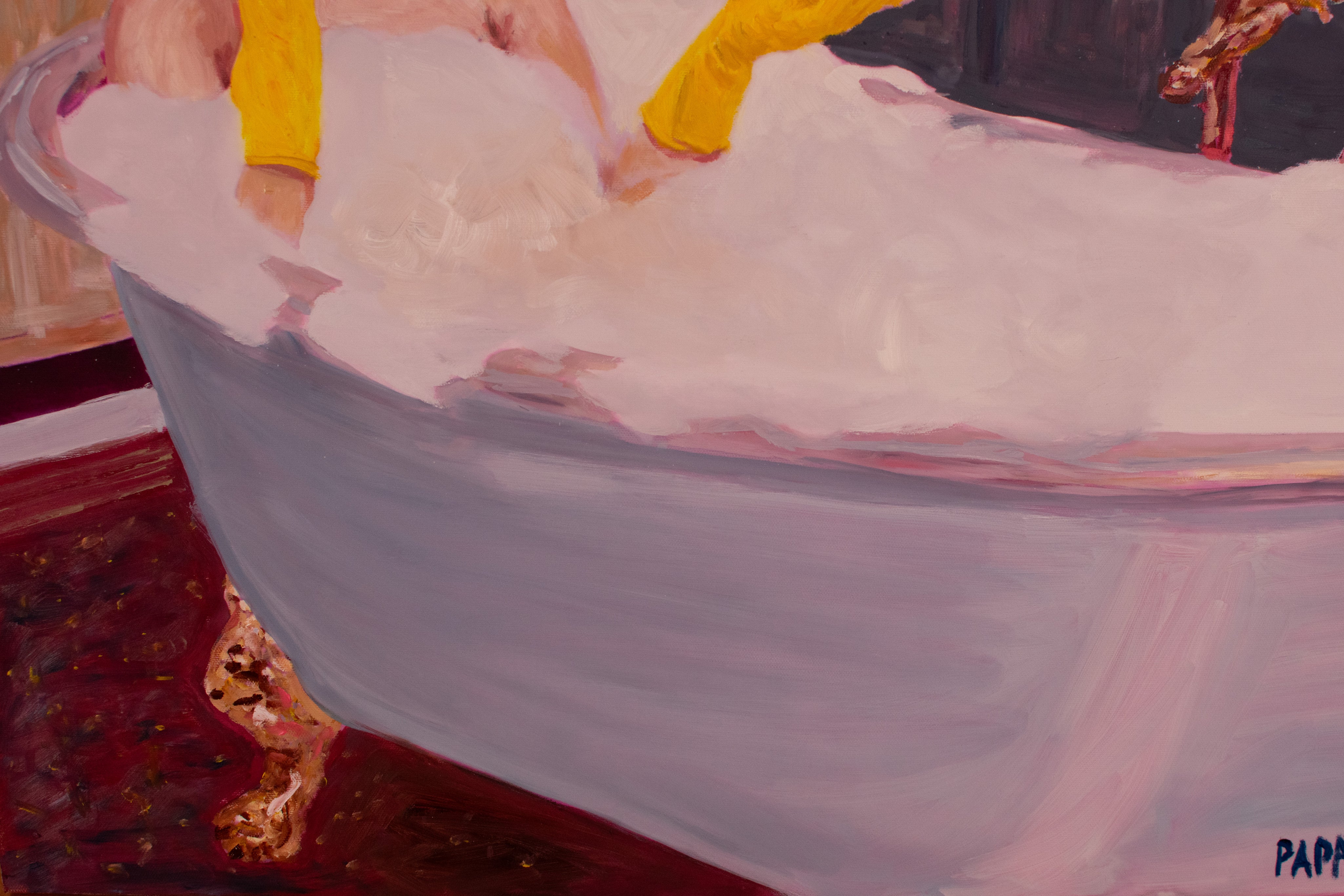 On Hold — Original Artwork by Papayon - Oil on canvas