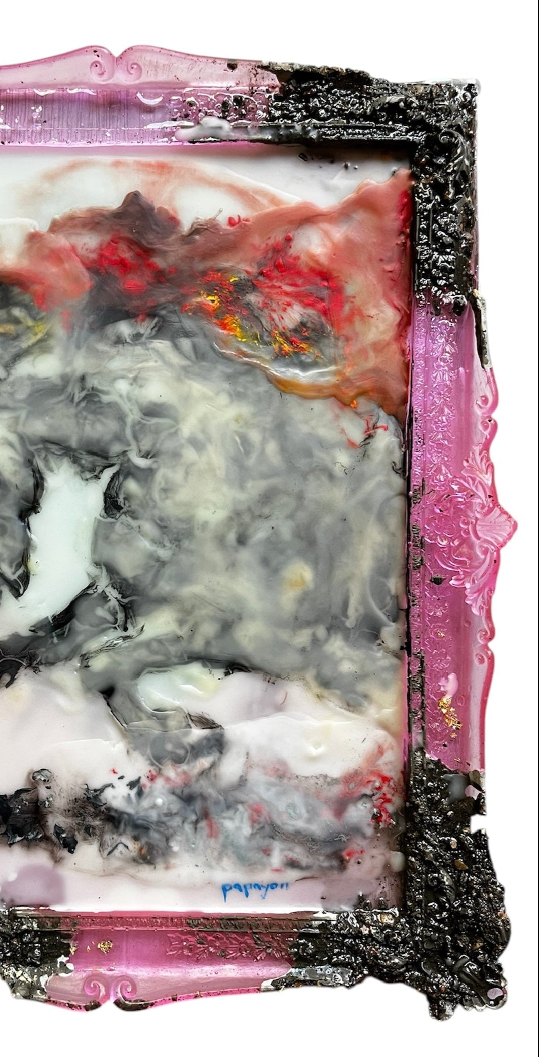 Encaustic fraded artwork by papayon