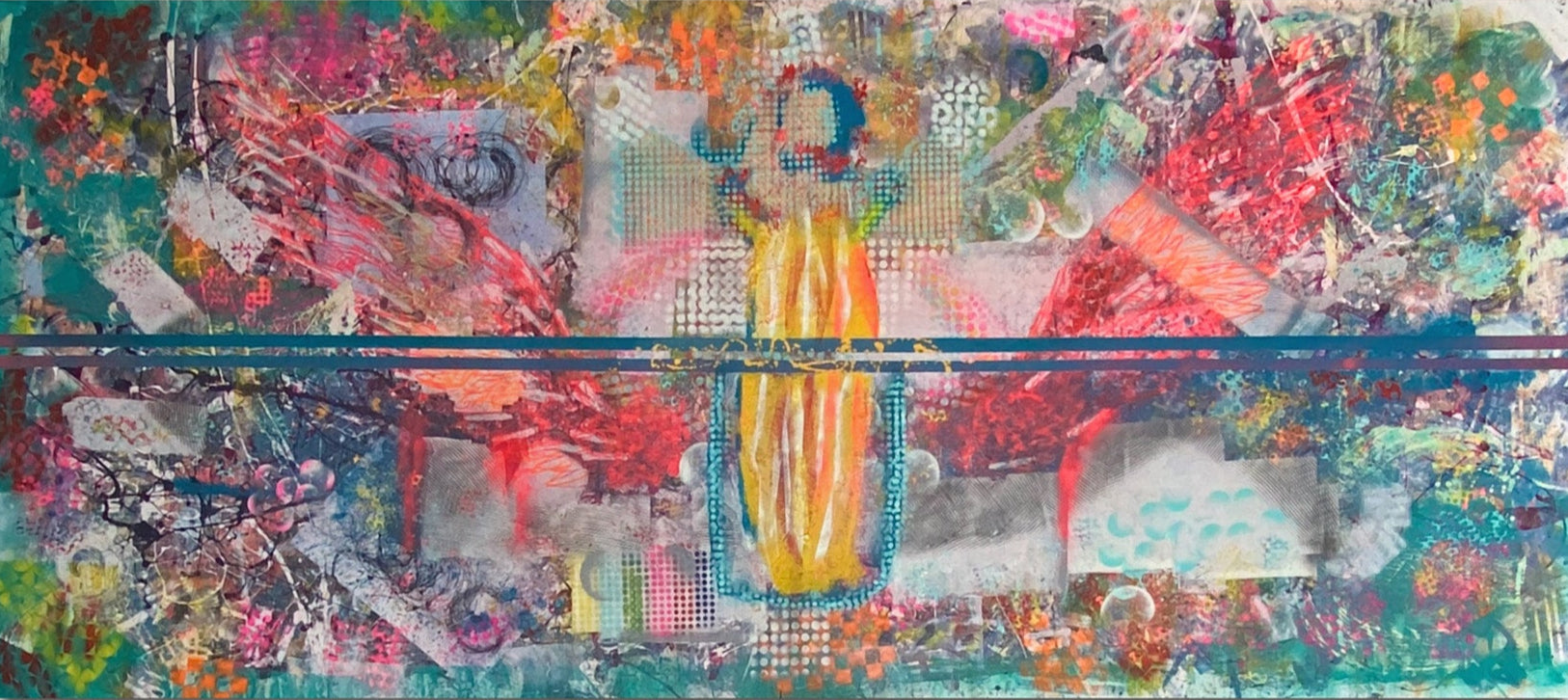 Masive canvas painting by Papayon