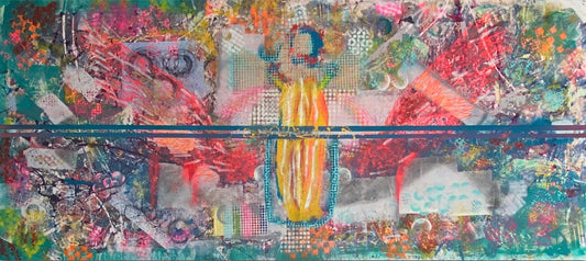 Masive canvas painting by Papayon