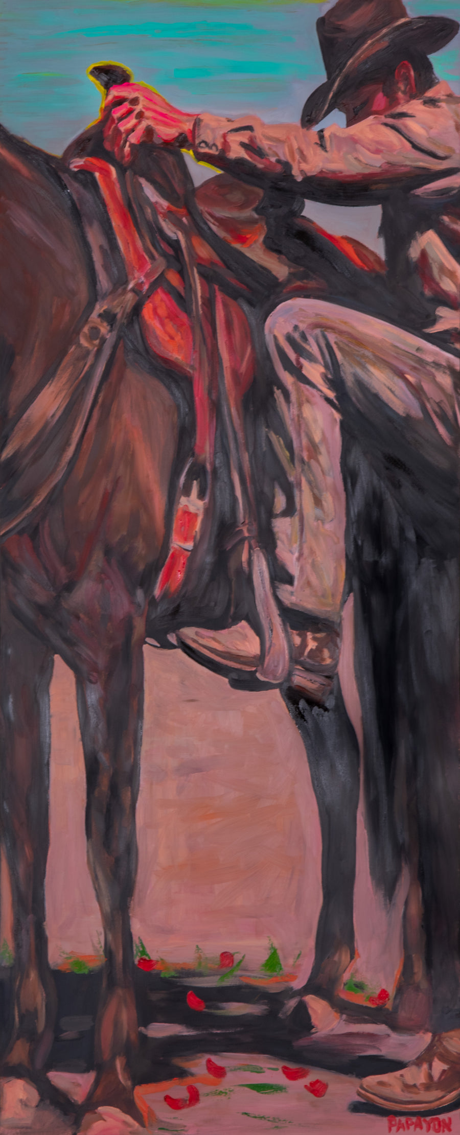 Recovery Without Witness — Original Artwork by Papayon | Oil on canvas 2026