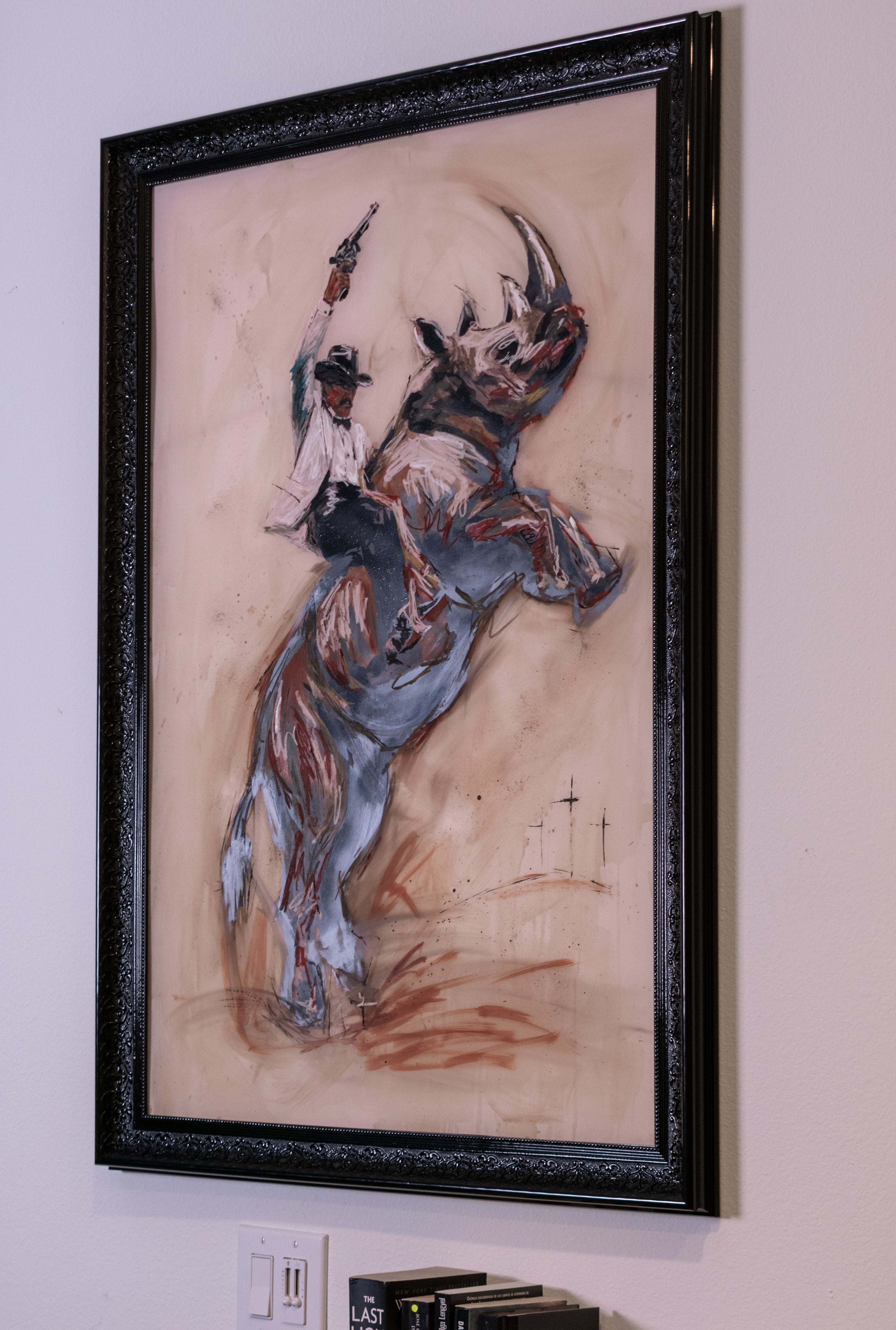Restraint Under Pressure — Original Artwork by Papayon | Mixed Media translucent paper 2026