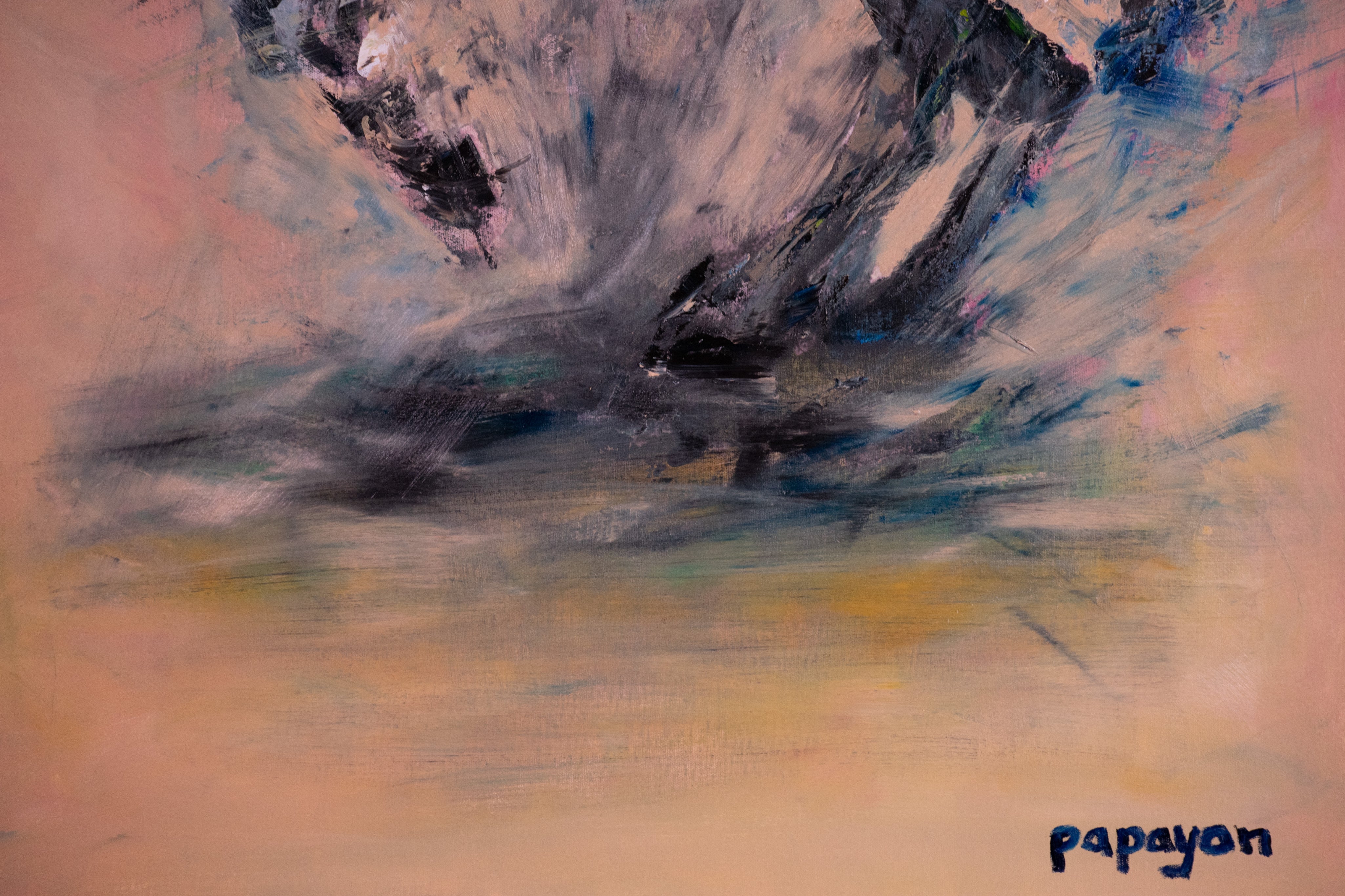 Revolt in Motion — Original artwork by Papayon - Mixed media oil on canvas