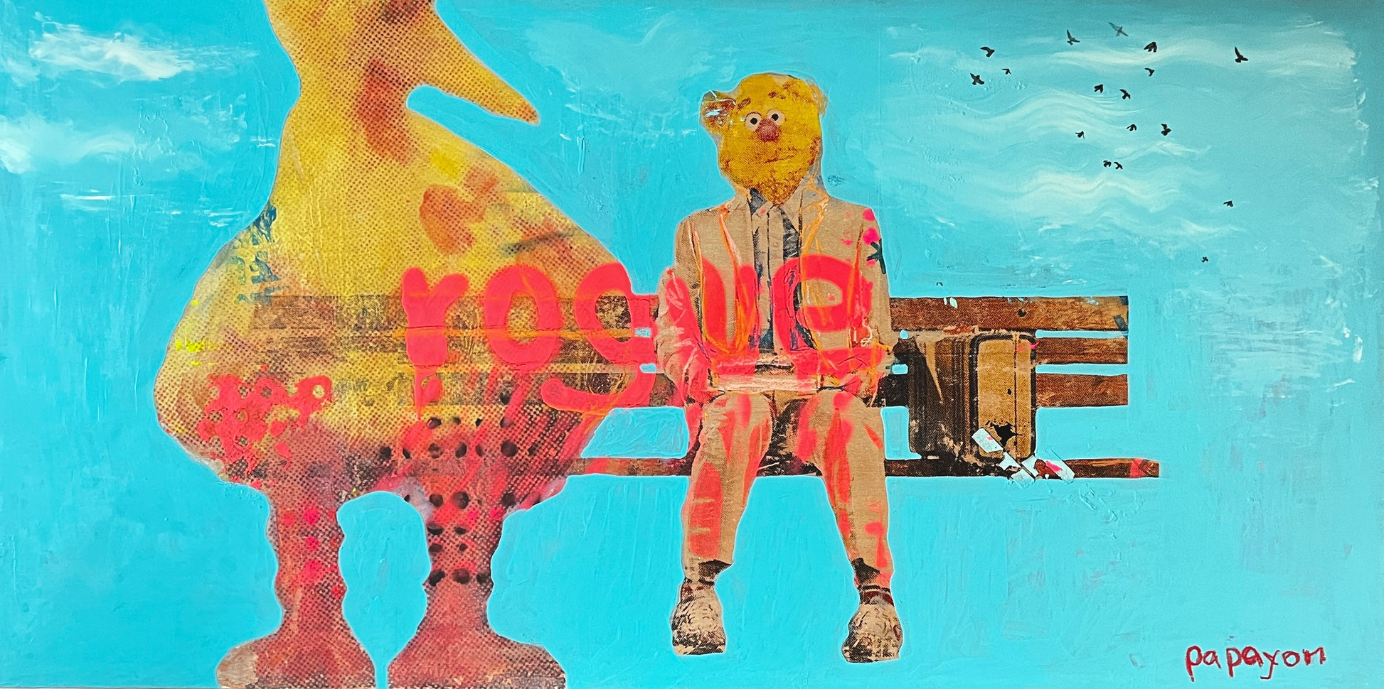 Mixed media by papayon artist