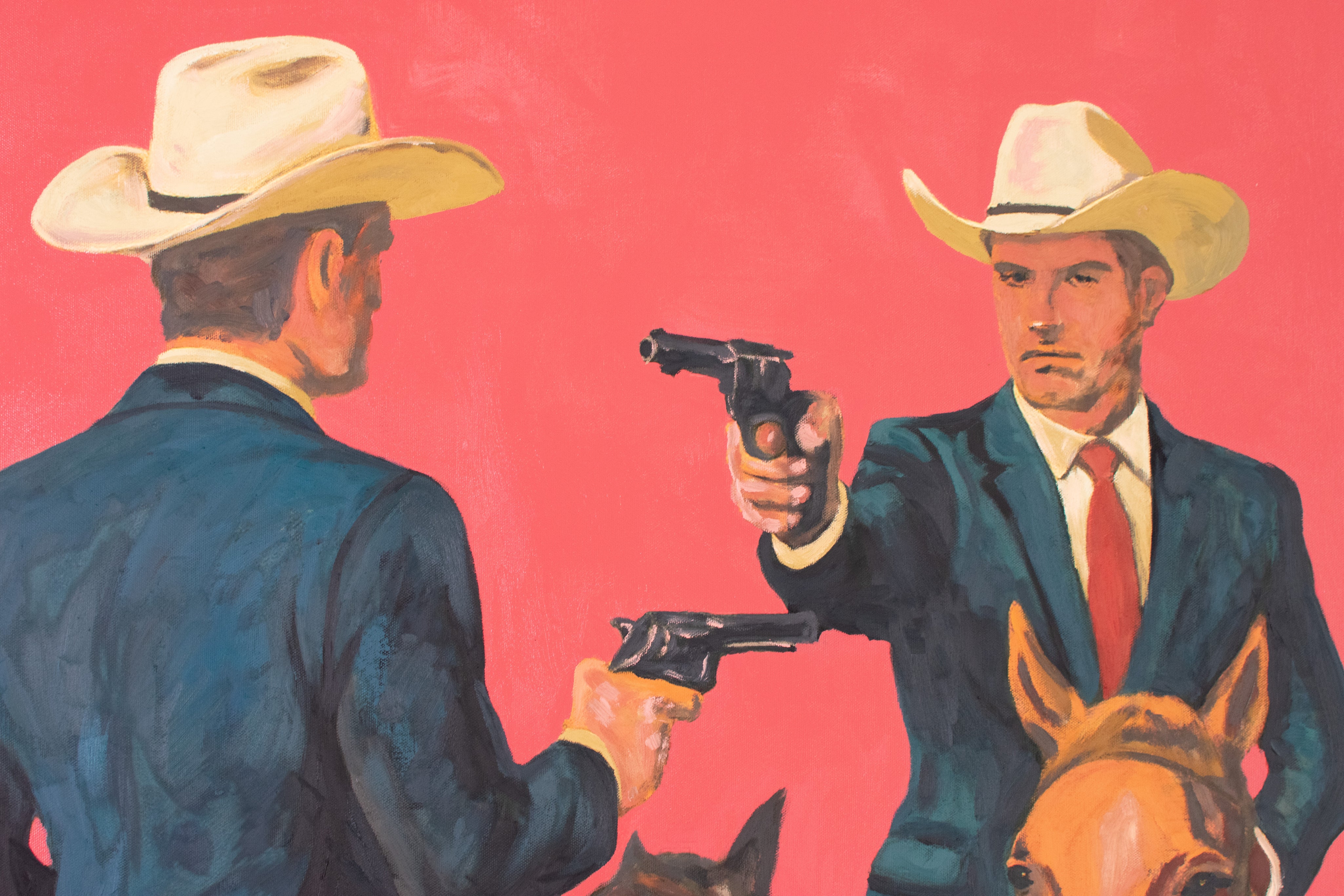 Rules of Engagement I: First Terms — Original artwork by Papayon - Mixed media oil on canvas