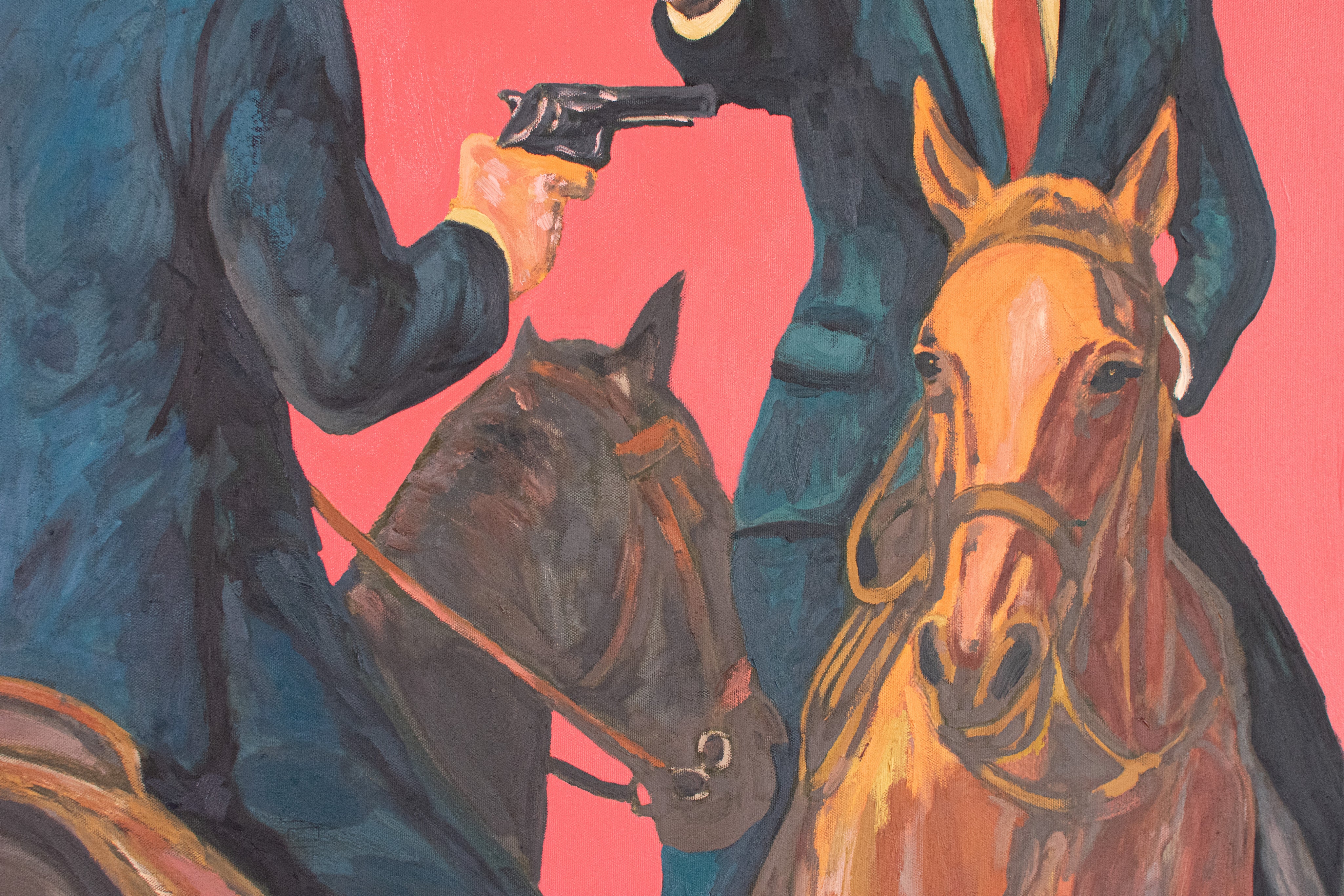 Rules of Engagement I: First Terms — Original artwork by Papayon - Mixed media oil on canvas