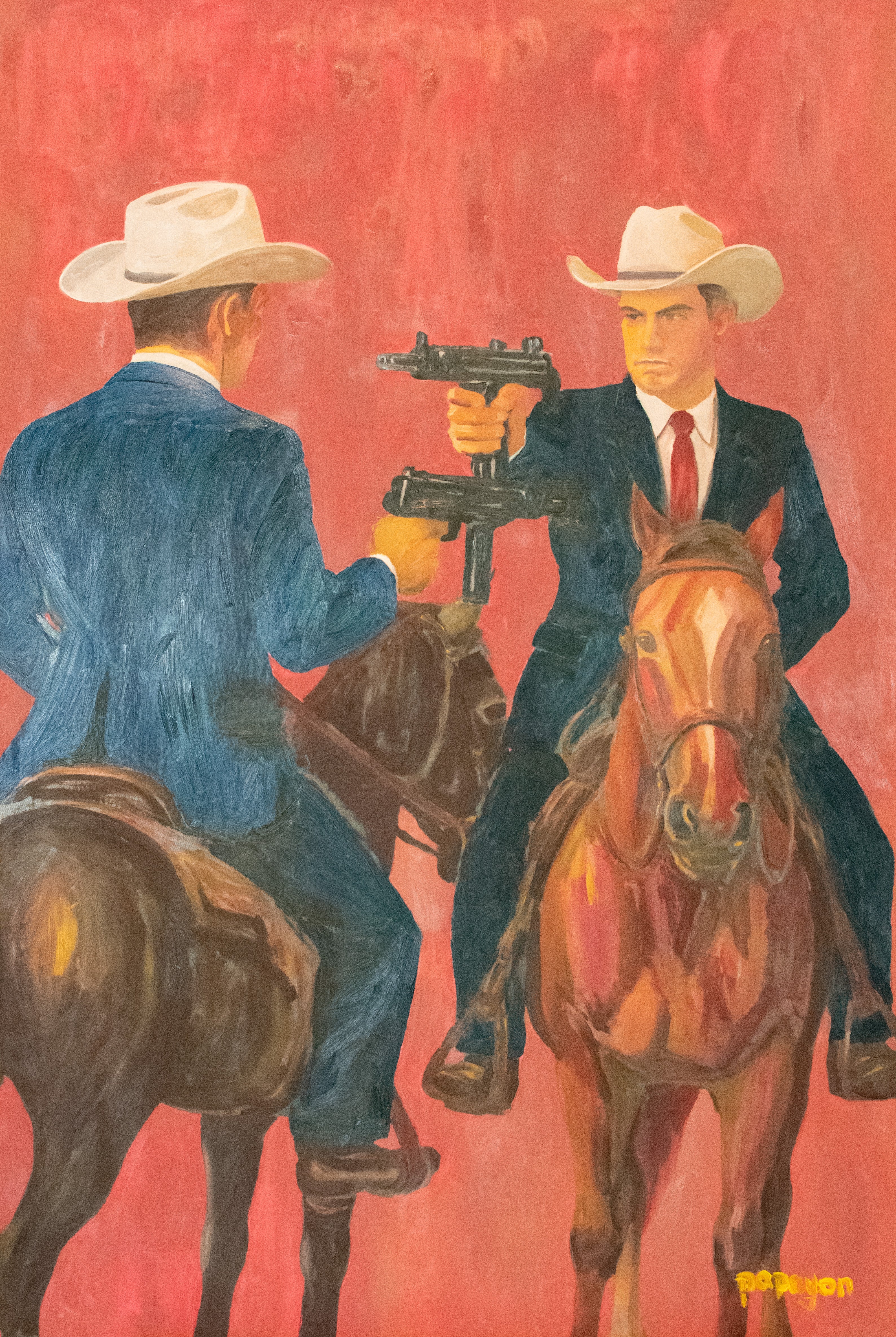 Rules of Engagement II.1 : The Escalation — Original artwork by Papayon - Oil on canvas