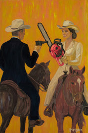 Rules of Engagement II.2- Terms Escalate — Original artwork by Papayon - Oil on canvas