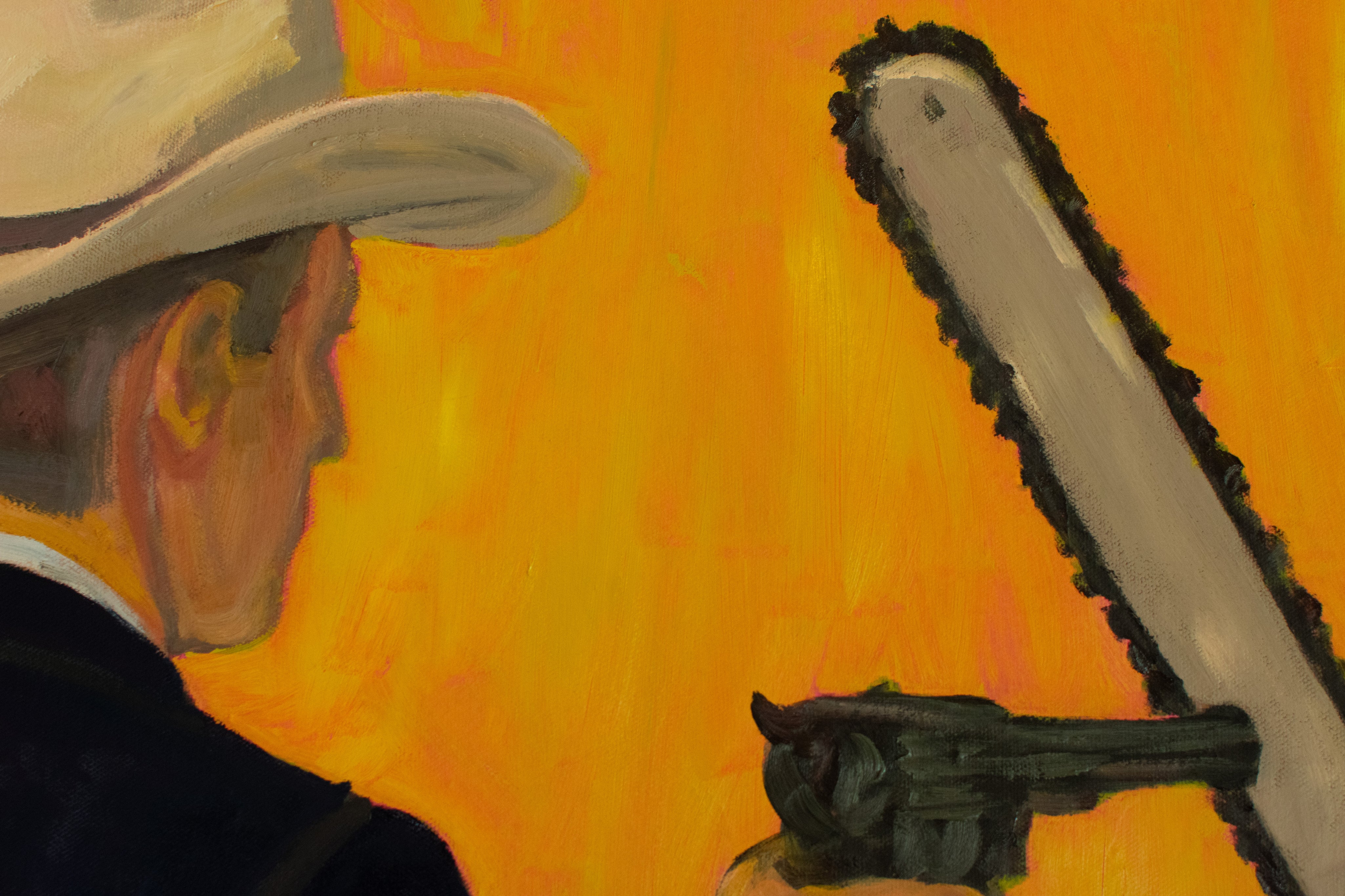 Rules of Engagement II.2- Terms Escalate — Original artwork by Papayon - Oil on canvas