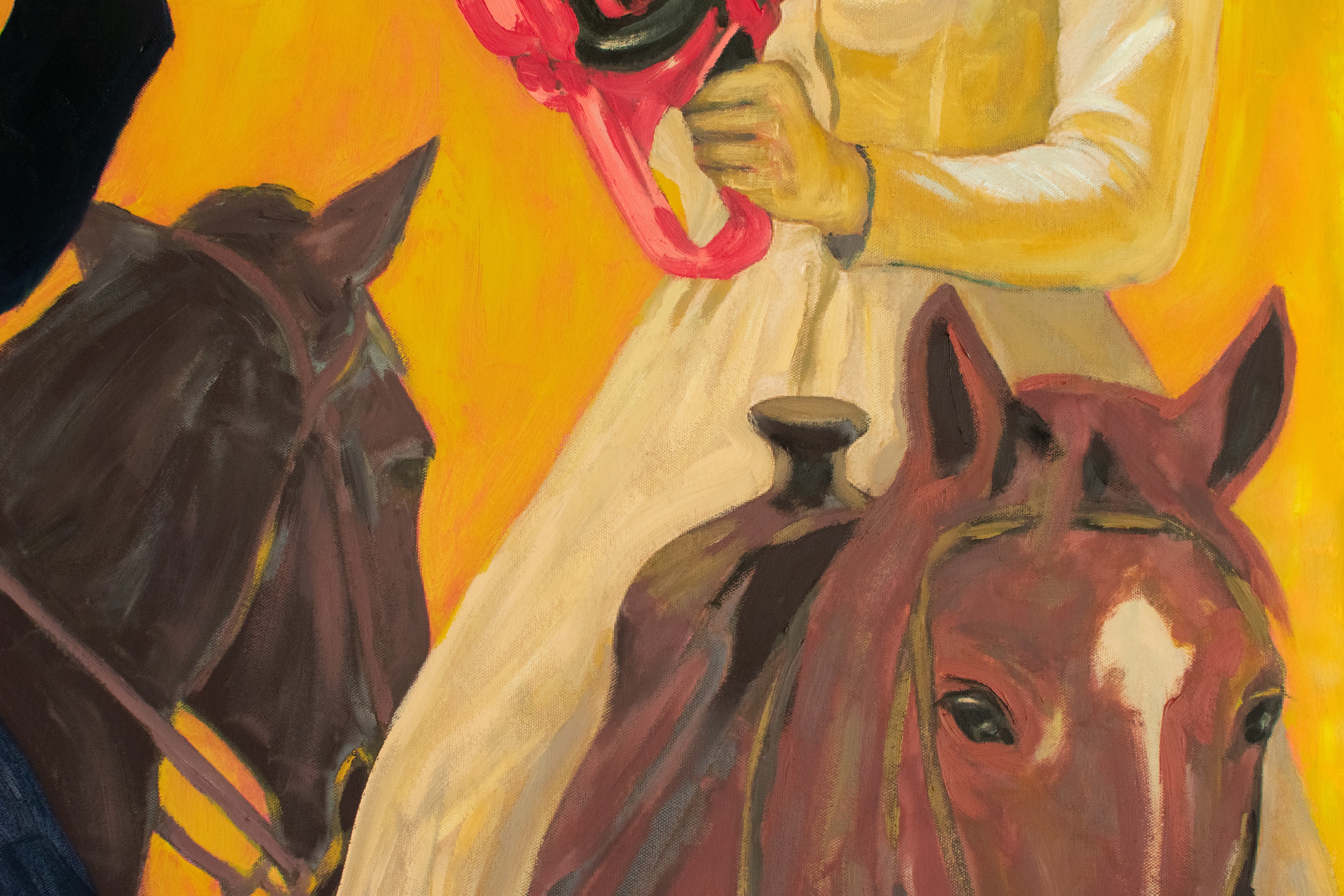Rules of Engagement II.2- Terms Escalate — Original artwork by Papayon - Oil on canvas