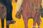 Rules of Engagement II.2- Terms Escalate — Original artwork by Papayon - Oil on canvas