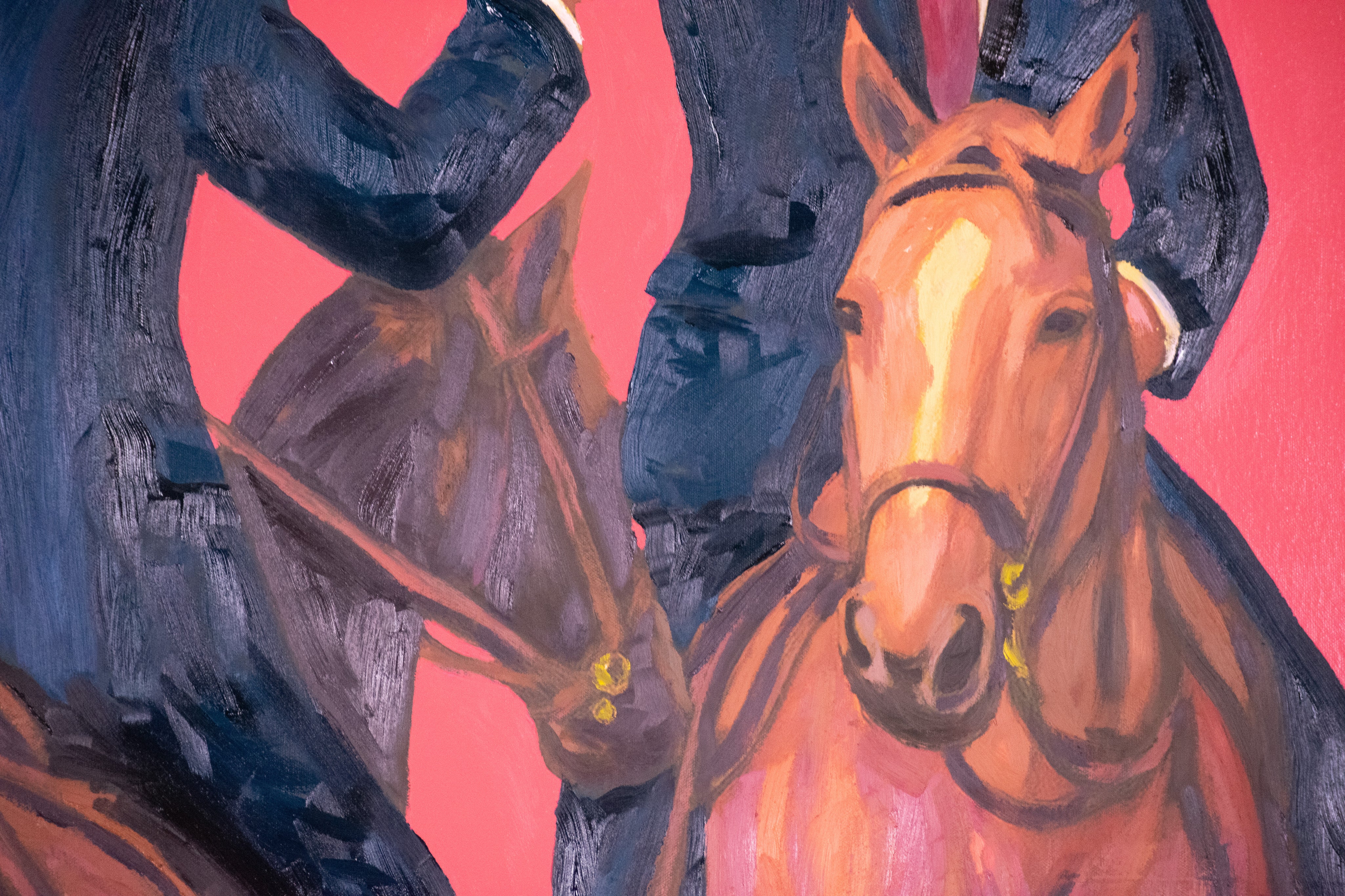 Rules of Engagement III: The Toast — Original artwork by Papayon - Mixed media oil on canvas