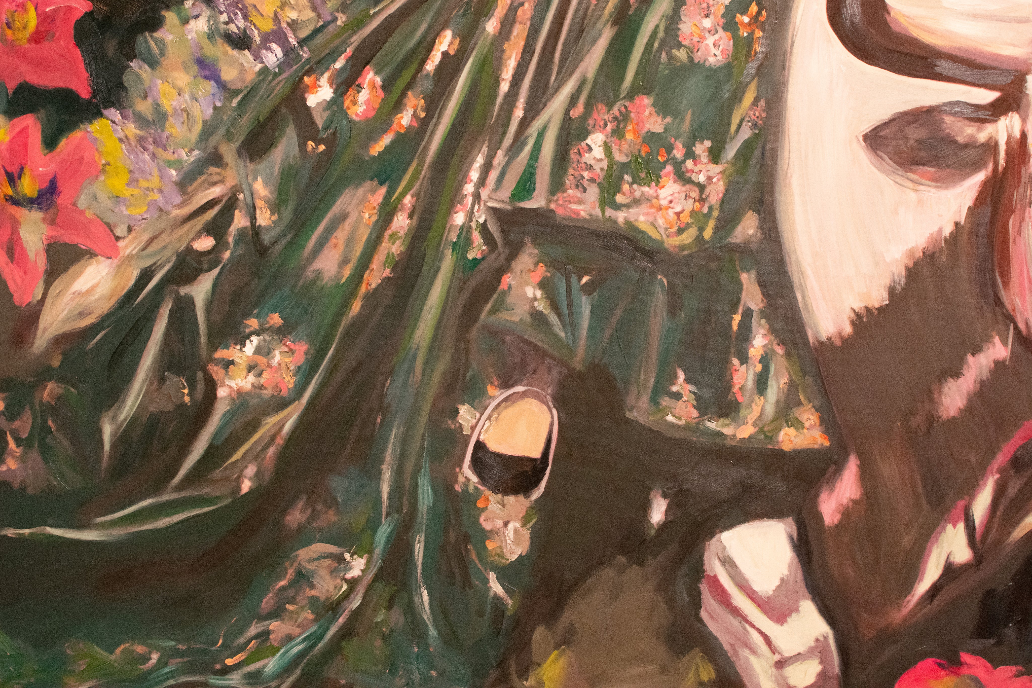 She Knows — Original artwork by Papayon - Oil on canvas