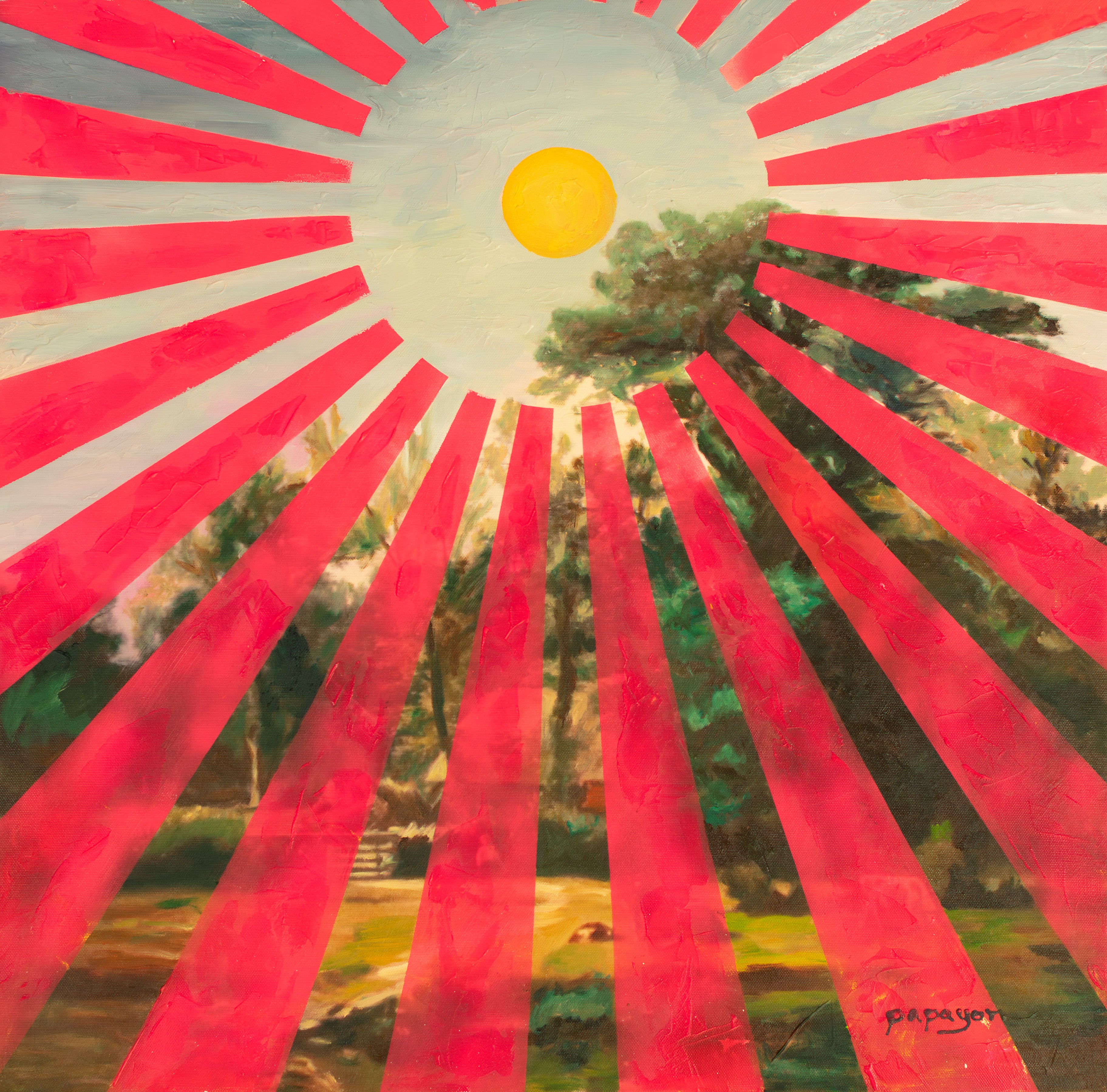 Shine Bright — Mixed media on canvas by Papayon