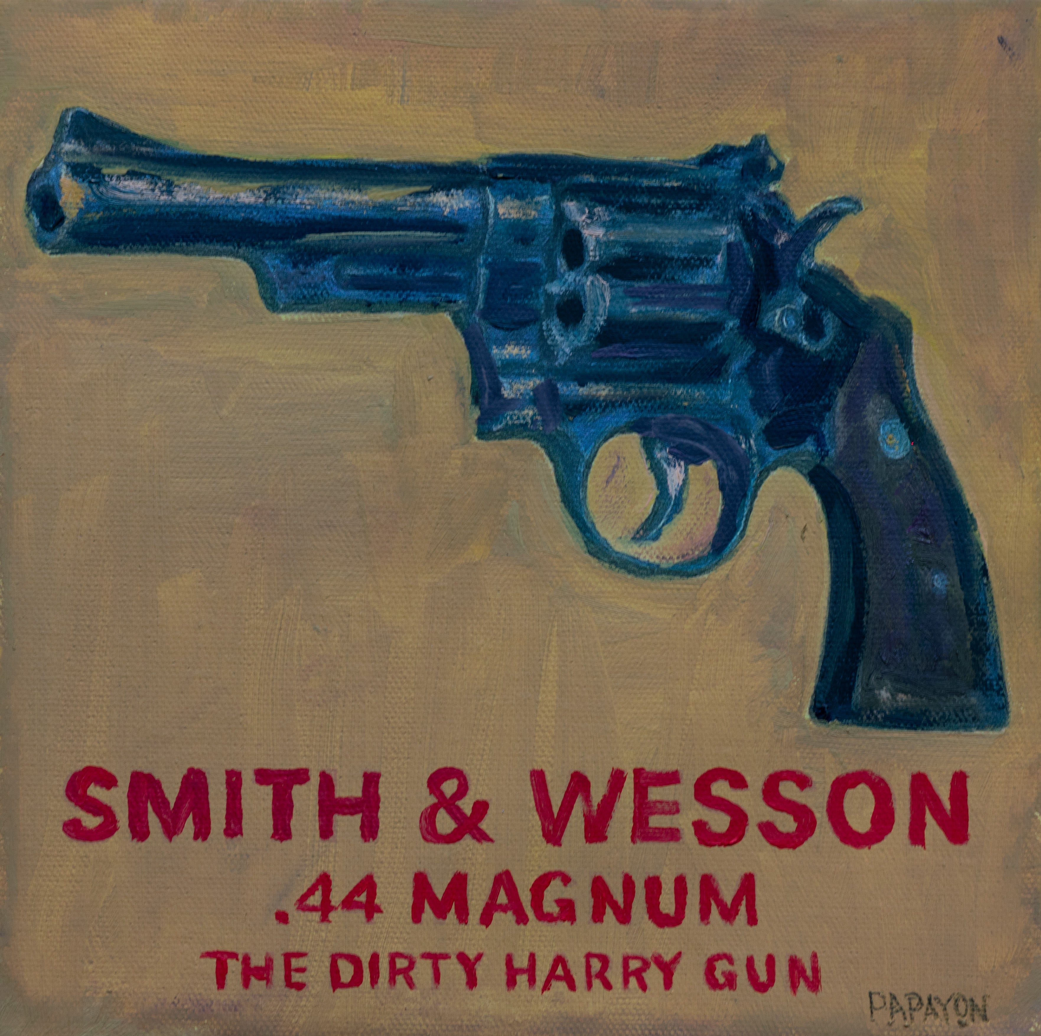 Smith & Wesson — Papayon |  Oil on canvas 2025