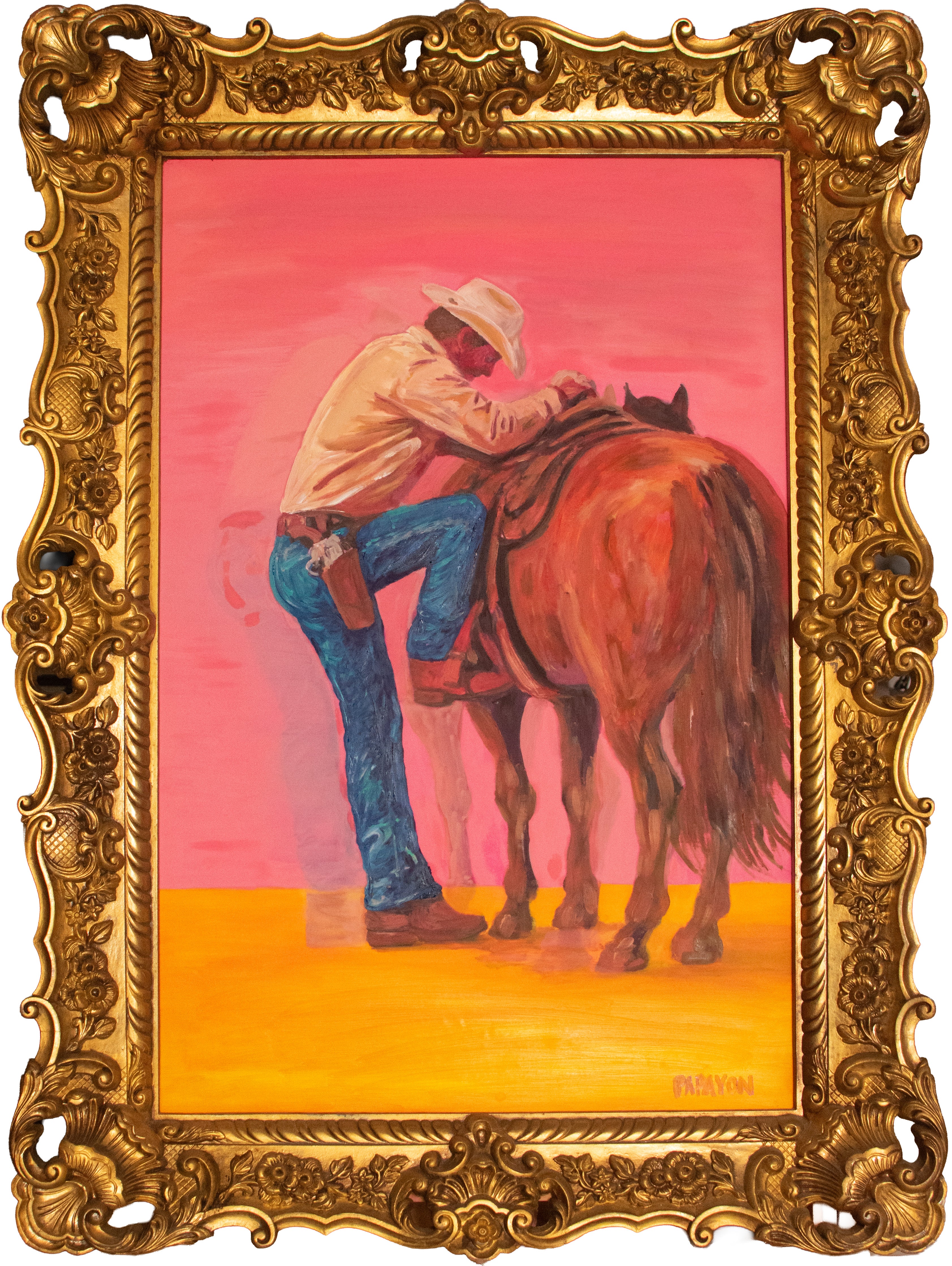 Still Not Done — Original Artwork by Papayon - Oil on canvas board framed