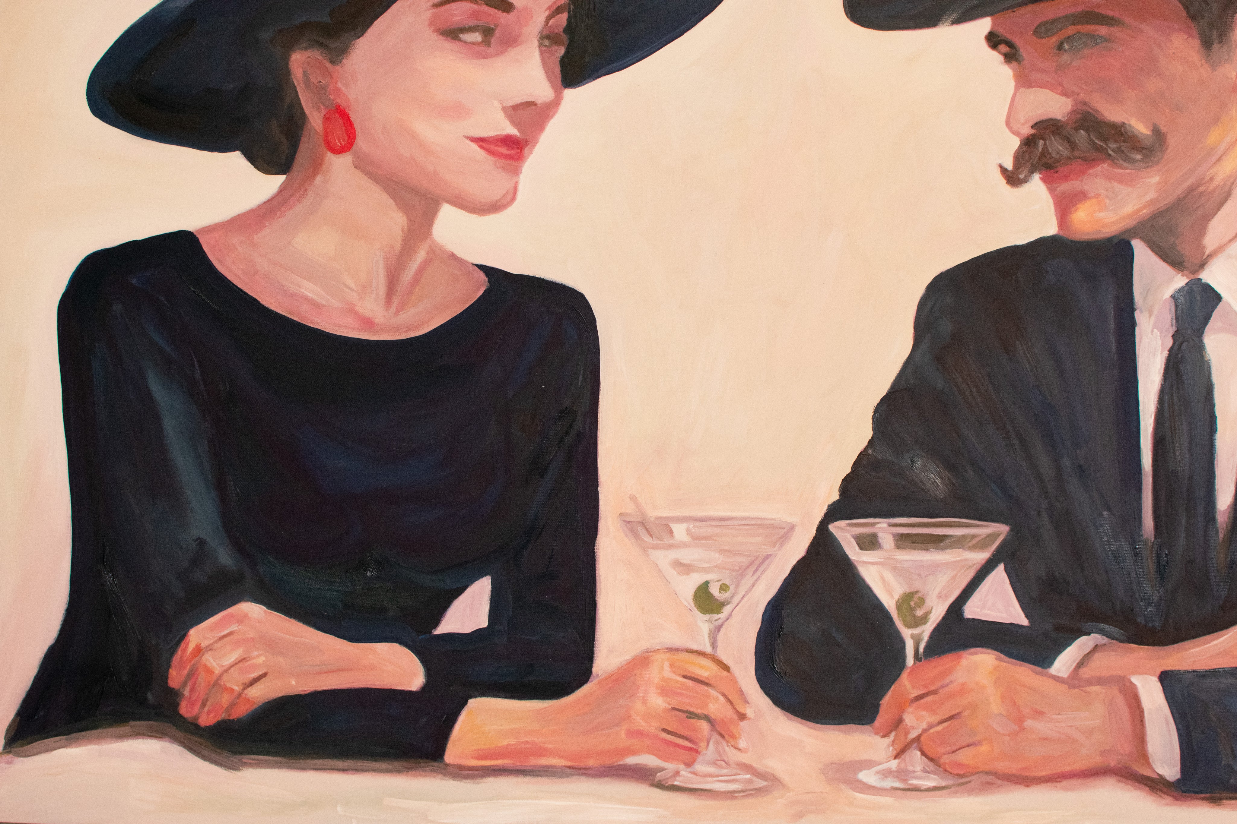 Stirred, Not Shaken — Original Artwork by Papayon - Oil on canvas