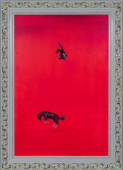 Suspended — Original Artwork by Papayon | Oil on canvas 2026