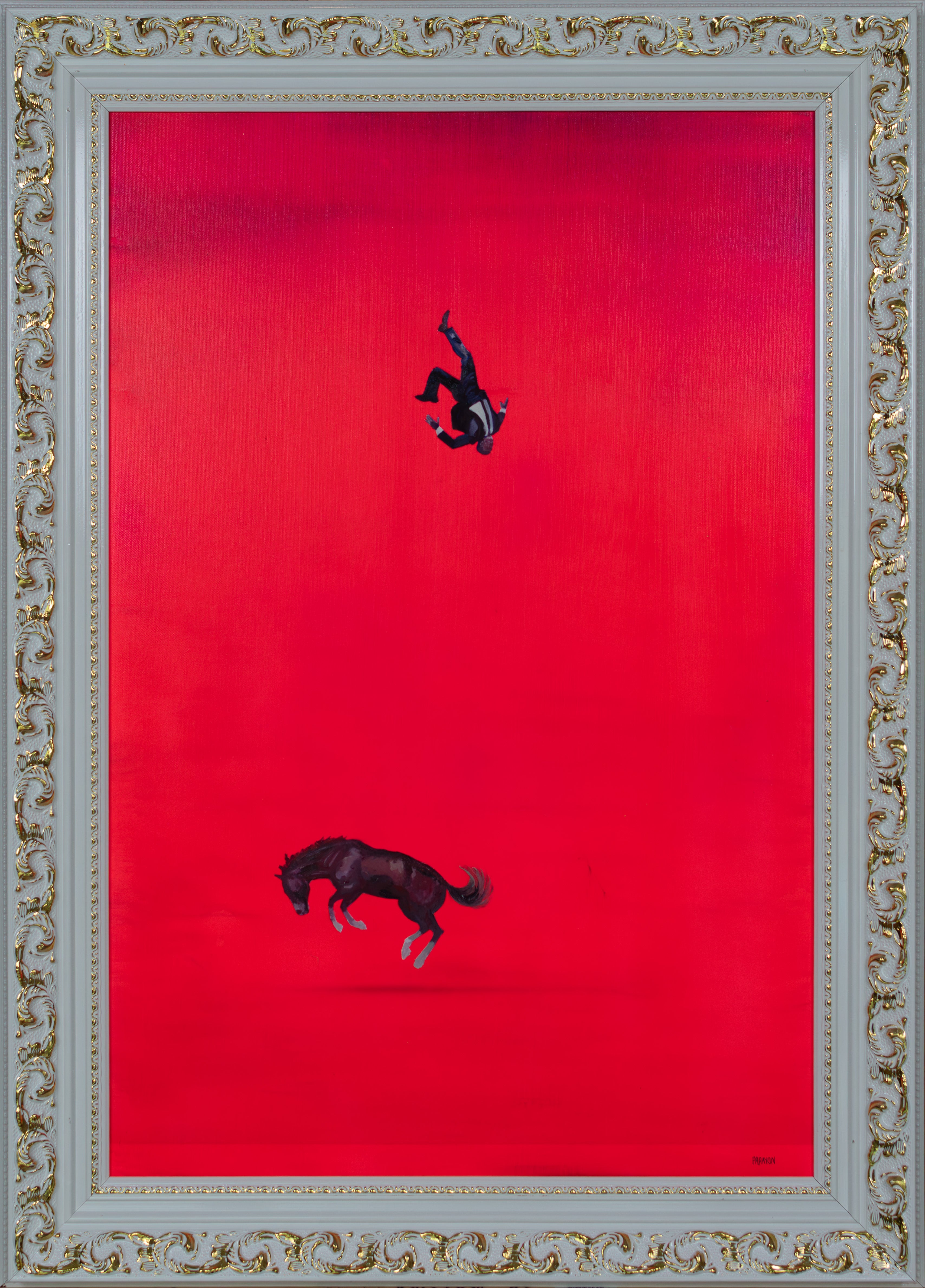 Suspended — Original Artwork by Papayon | Oil on canvas 2026