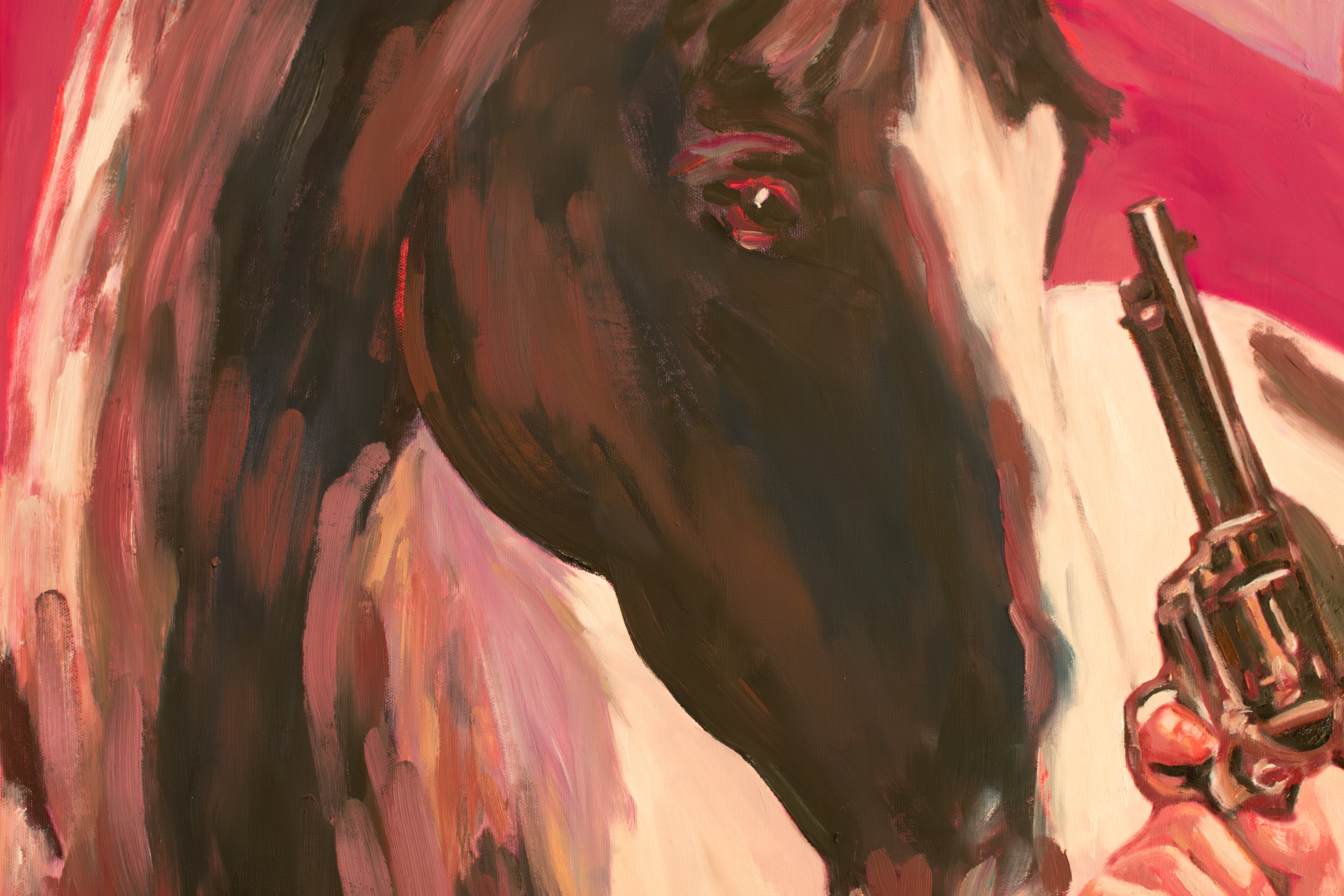 Terms Were Set — Original Artwork by Papayon - Oil on canvas board framed