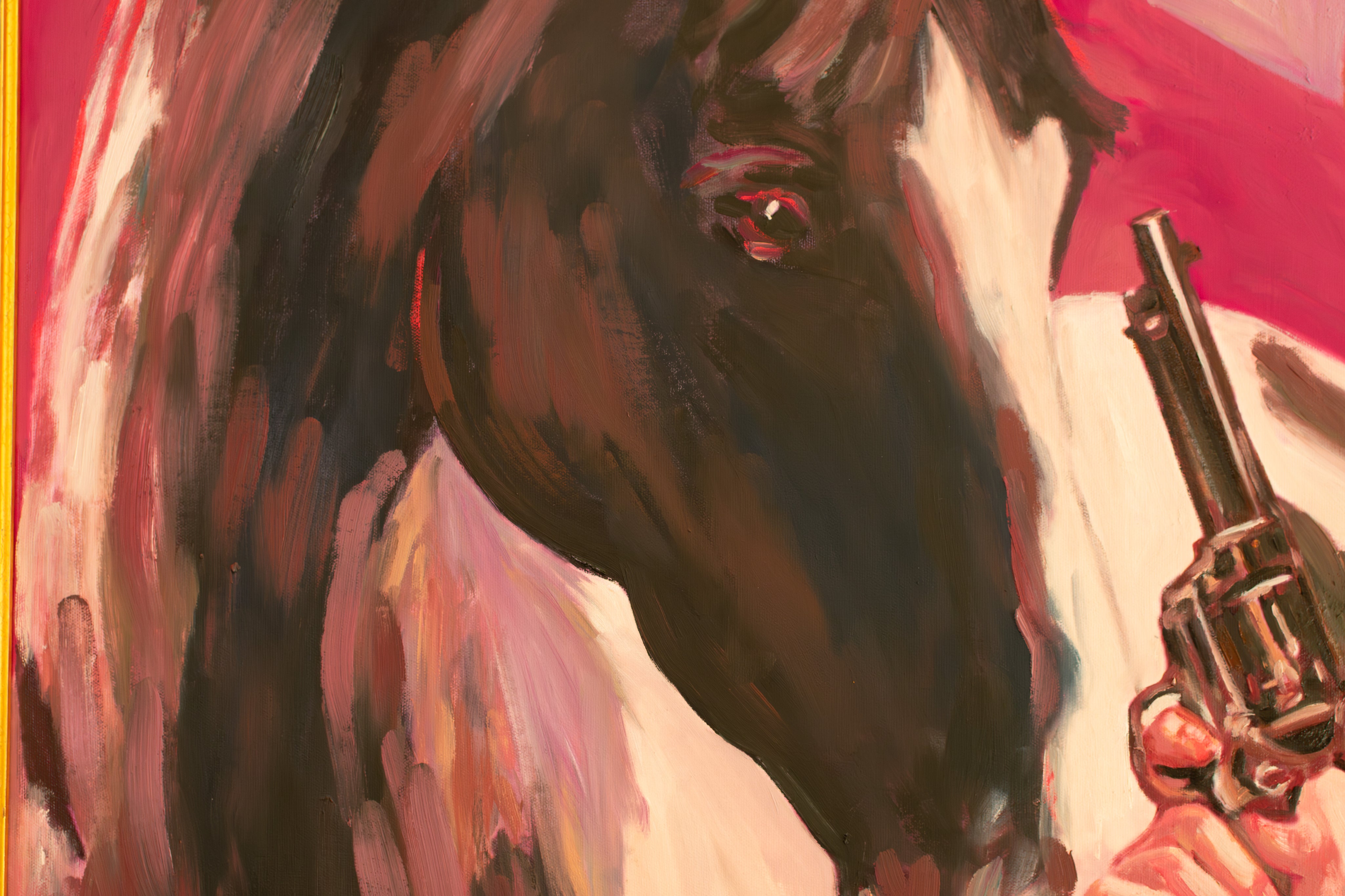 Terms Were Set — Original Artwork by Papayon - Oil on canvas board framed