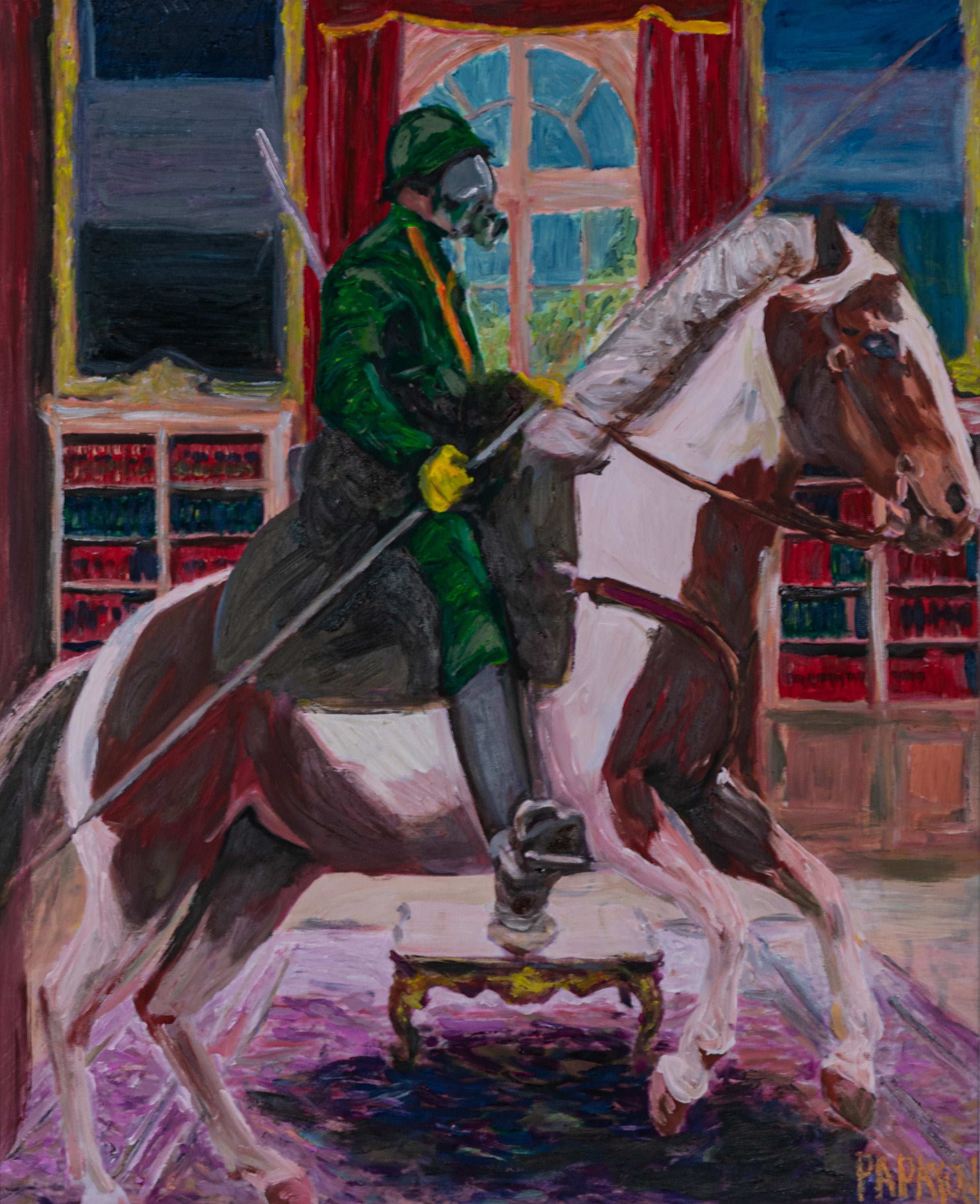 The Ceremony of Control — Papayon | Oil on Canvas 2026