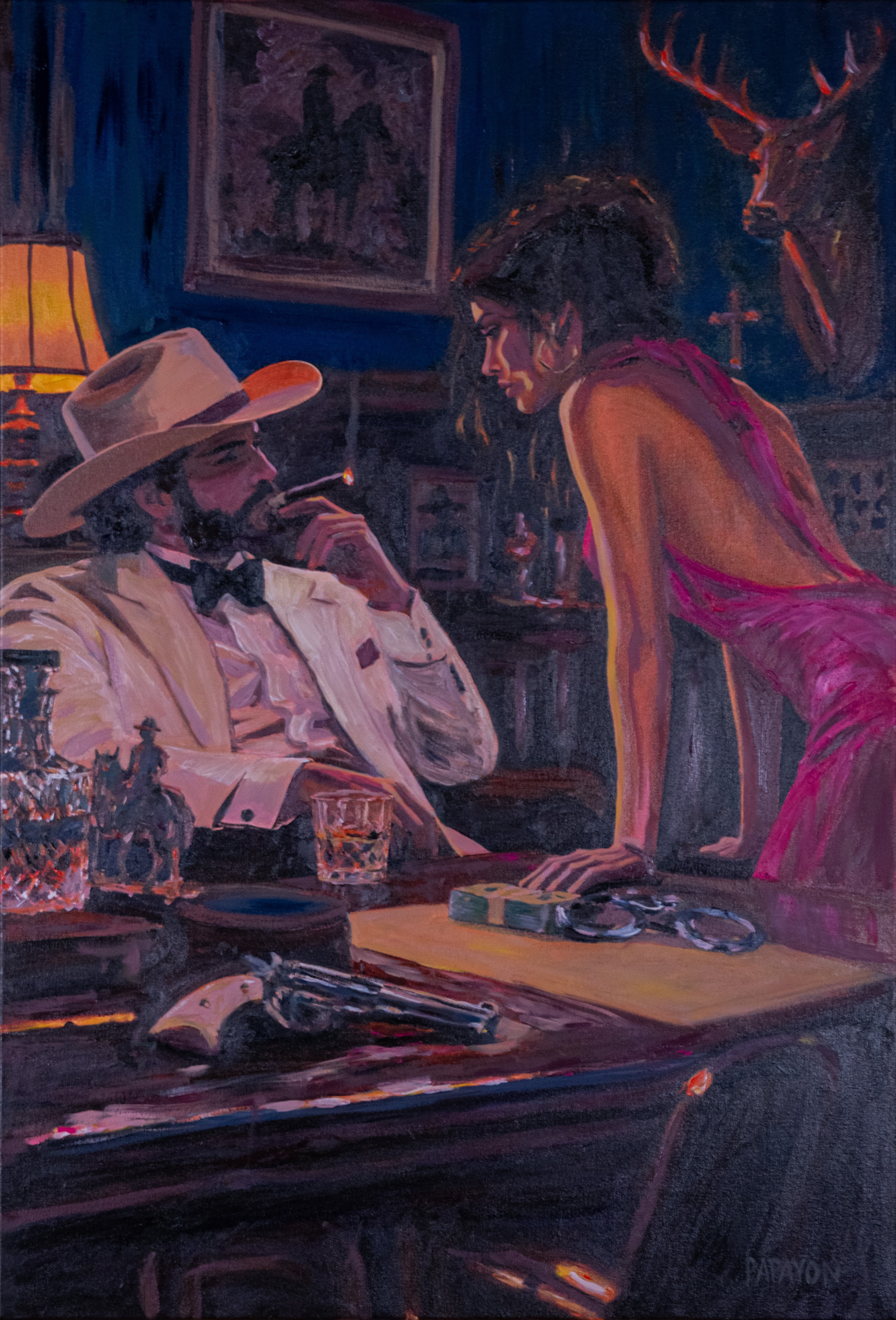 The Evening — Papayon | Oil on canvas 2026