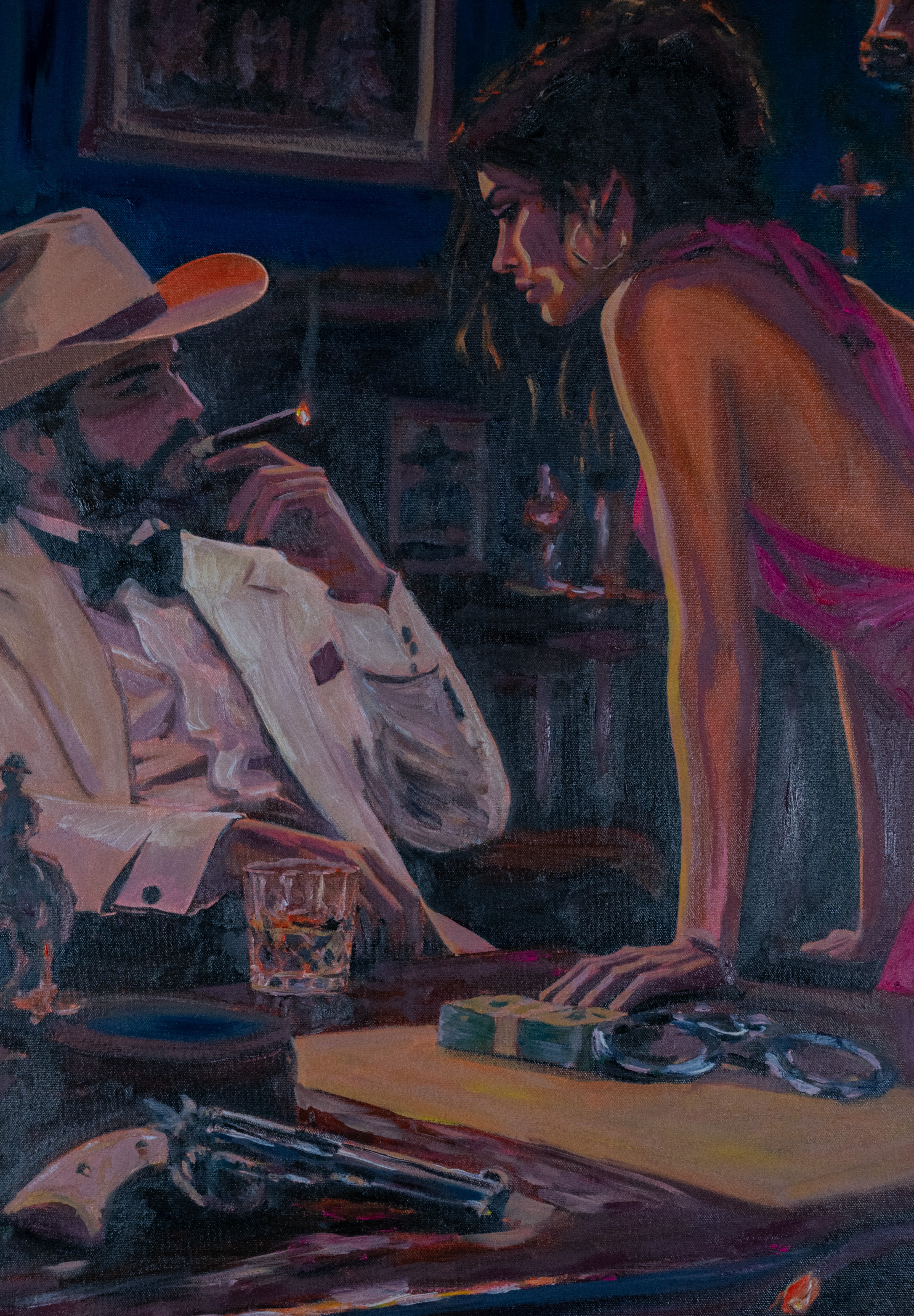 The Evening — Papayon | Oil on canvas 2026