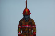 The Hanging Man VI (The Firefighter) — Original Artwork by Papayon - Oil Mixed media on Cotton Paper