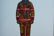 The Hanging Man VI (The Firefighter) — Original Artwork by Papayon - Oil Mixed media on Cotton Paper