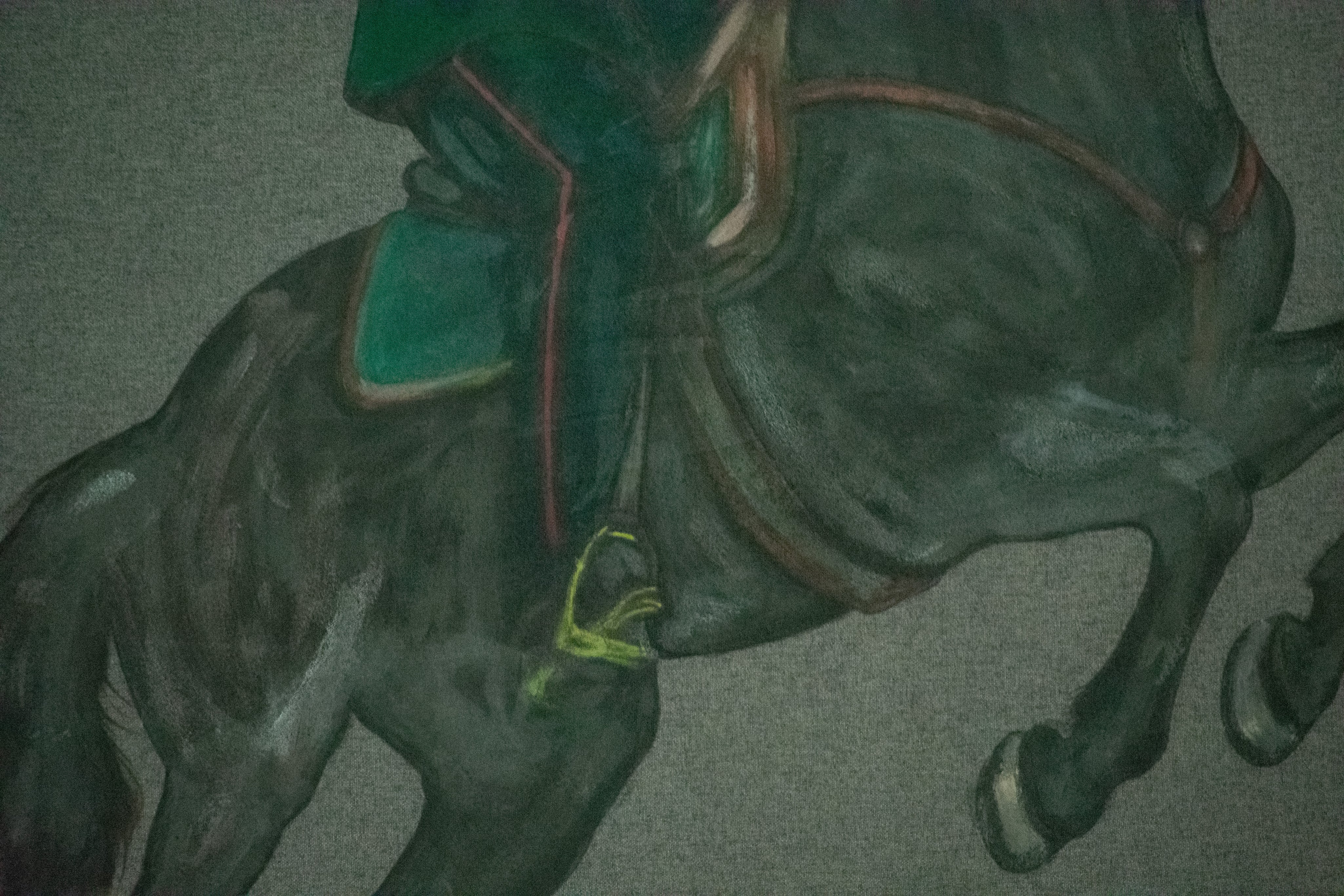 The General — Original Artwork by Papayon | Oil on raw linen 2025