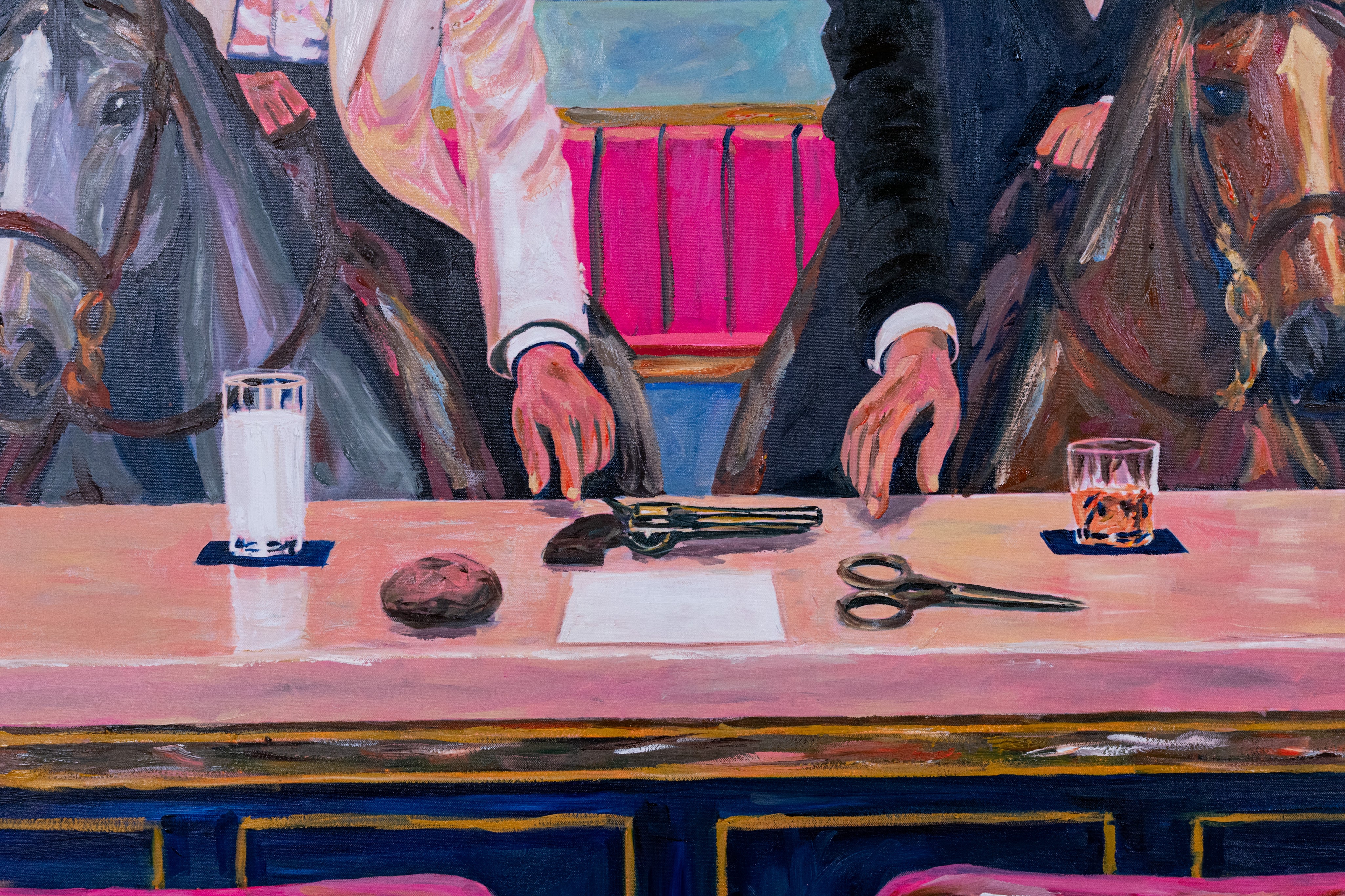 The Last Argument — Original Artwork by Papayon | Oil on canvas 2026